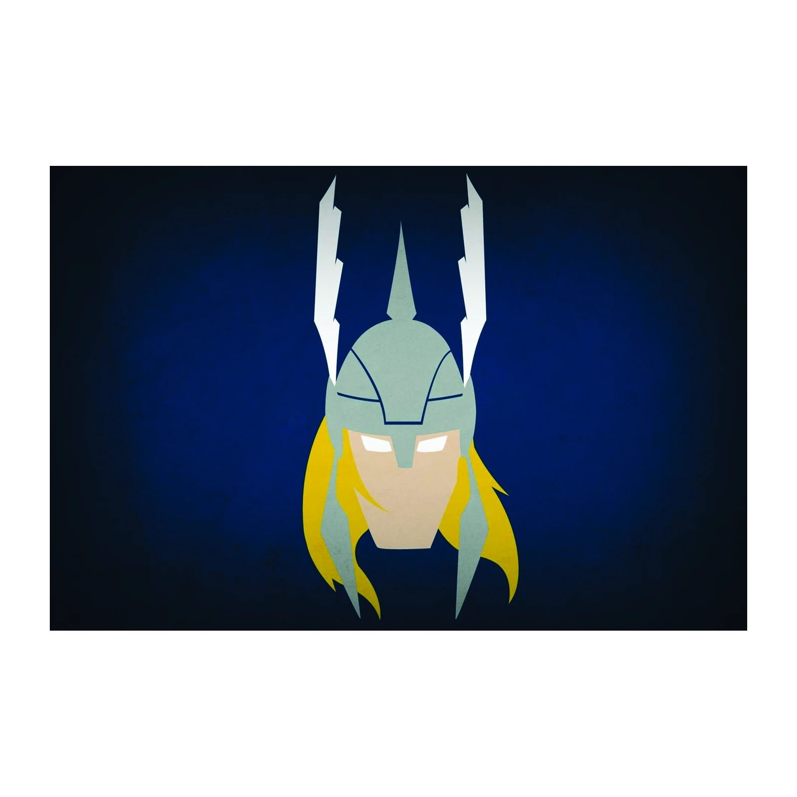 Thor Minimalist Helmet Wall Art