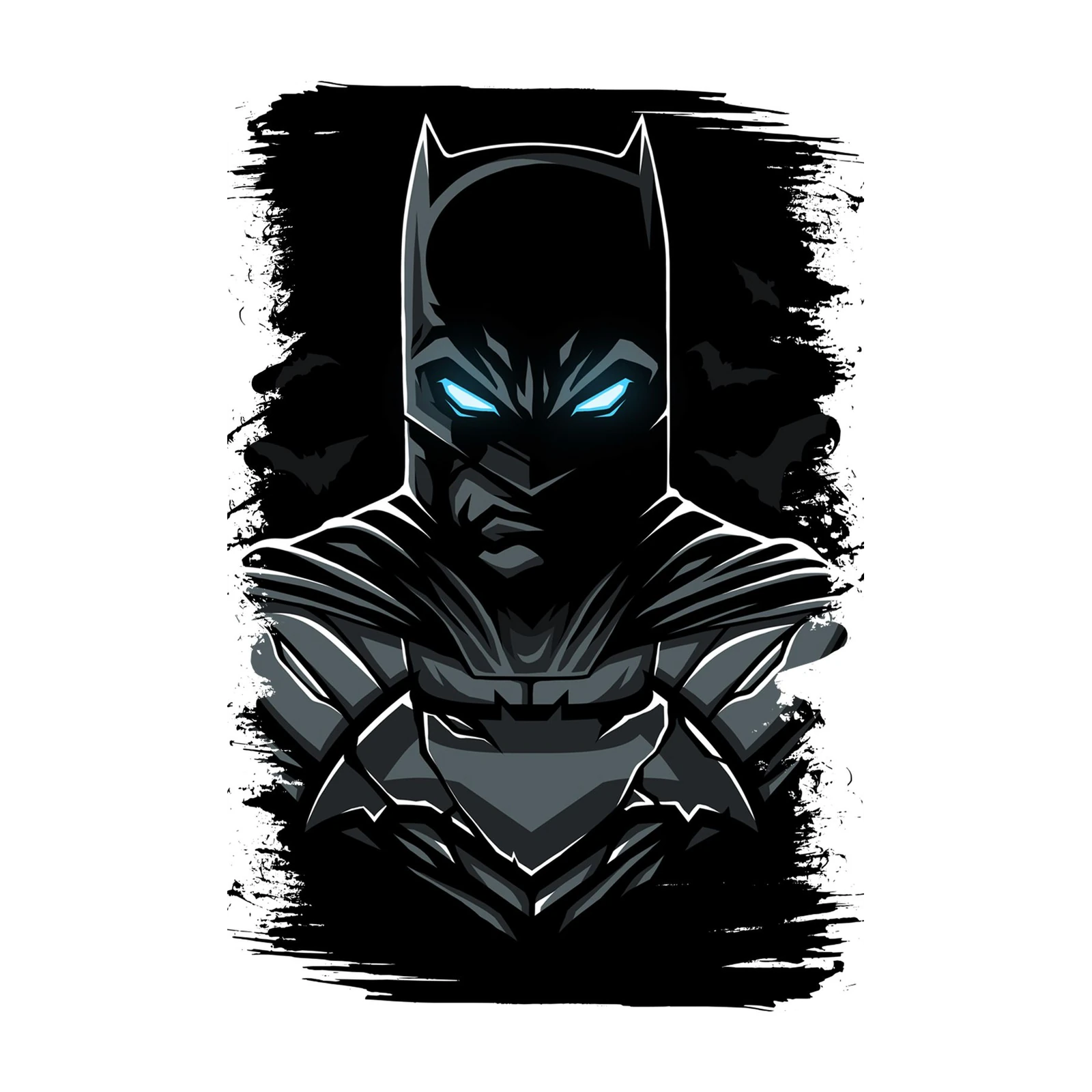 Intense Batman Glow Wall Art
