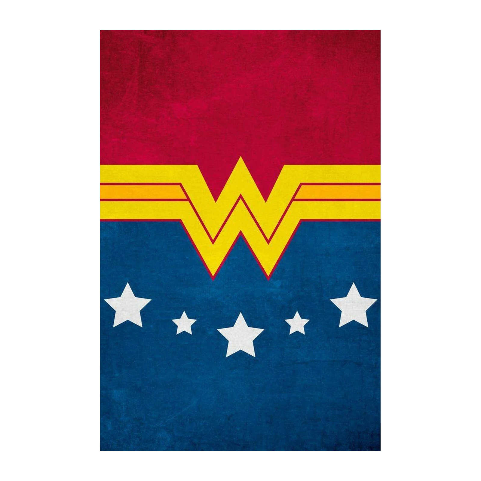 Wonder Woman Retro Logo Wall Art