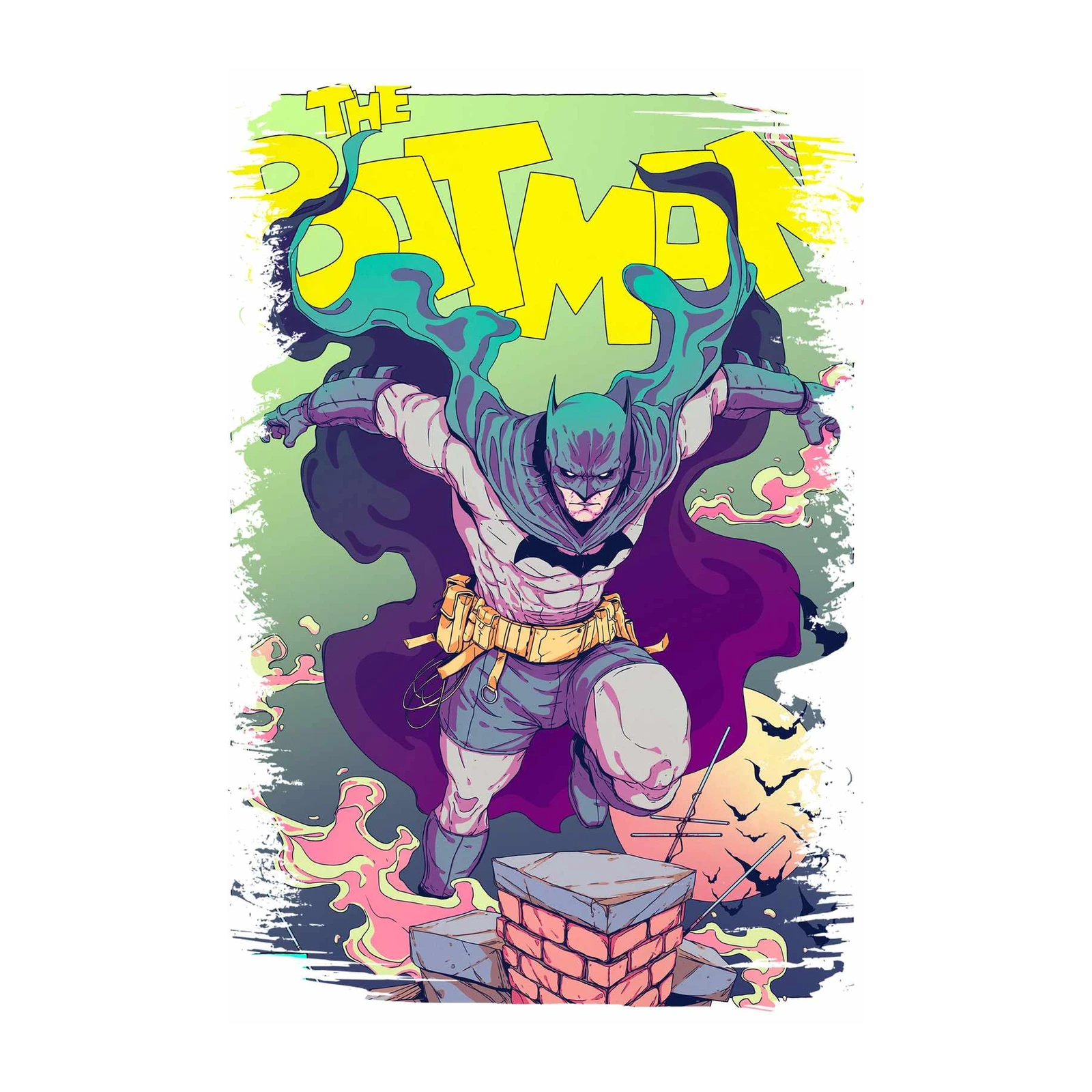 Dynamic Batman "The Batman" Comic Art Wall Art