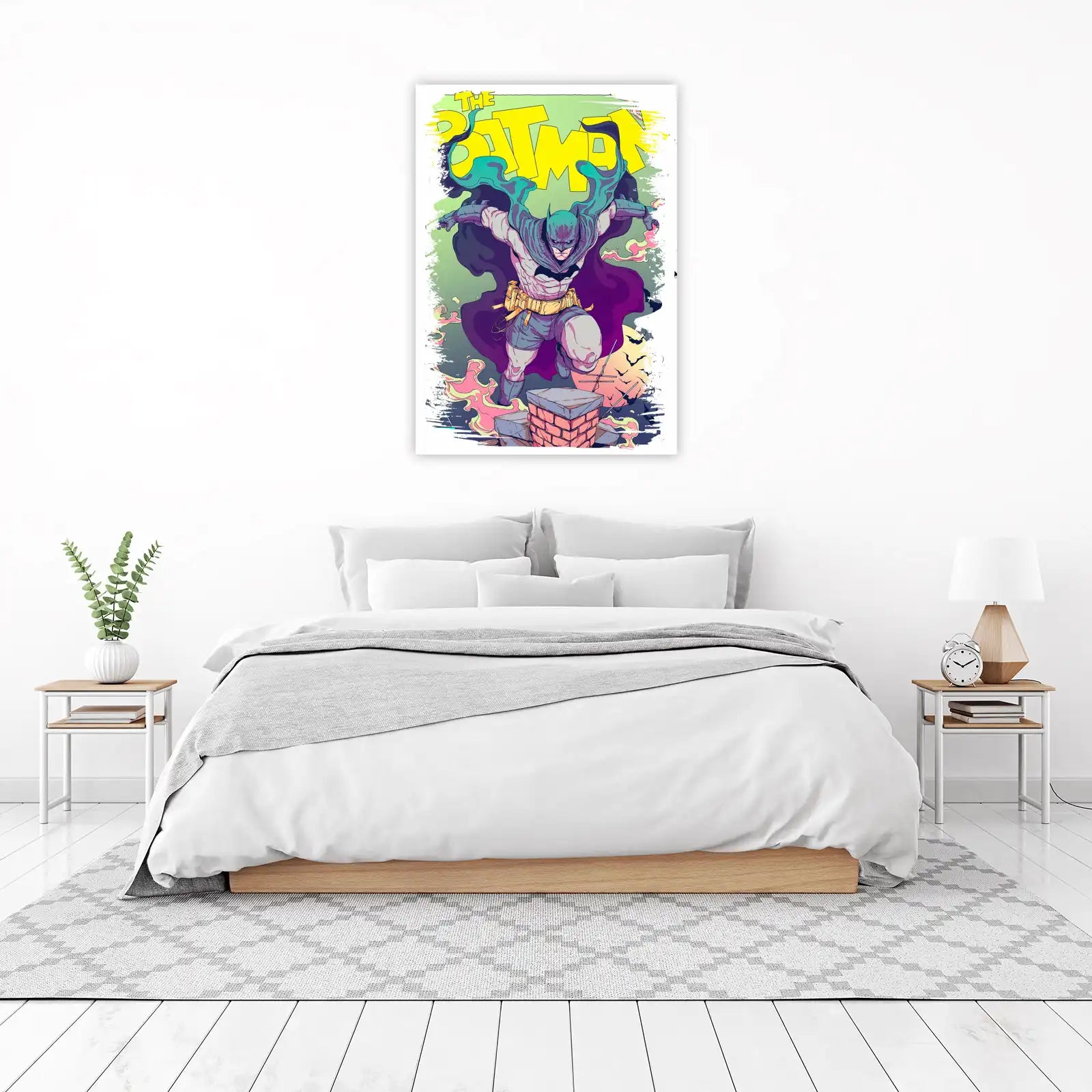 Dynamic Batman "The Batman" Comic Art Wall Art