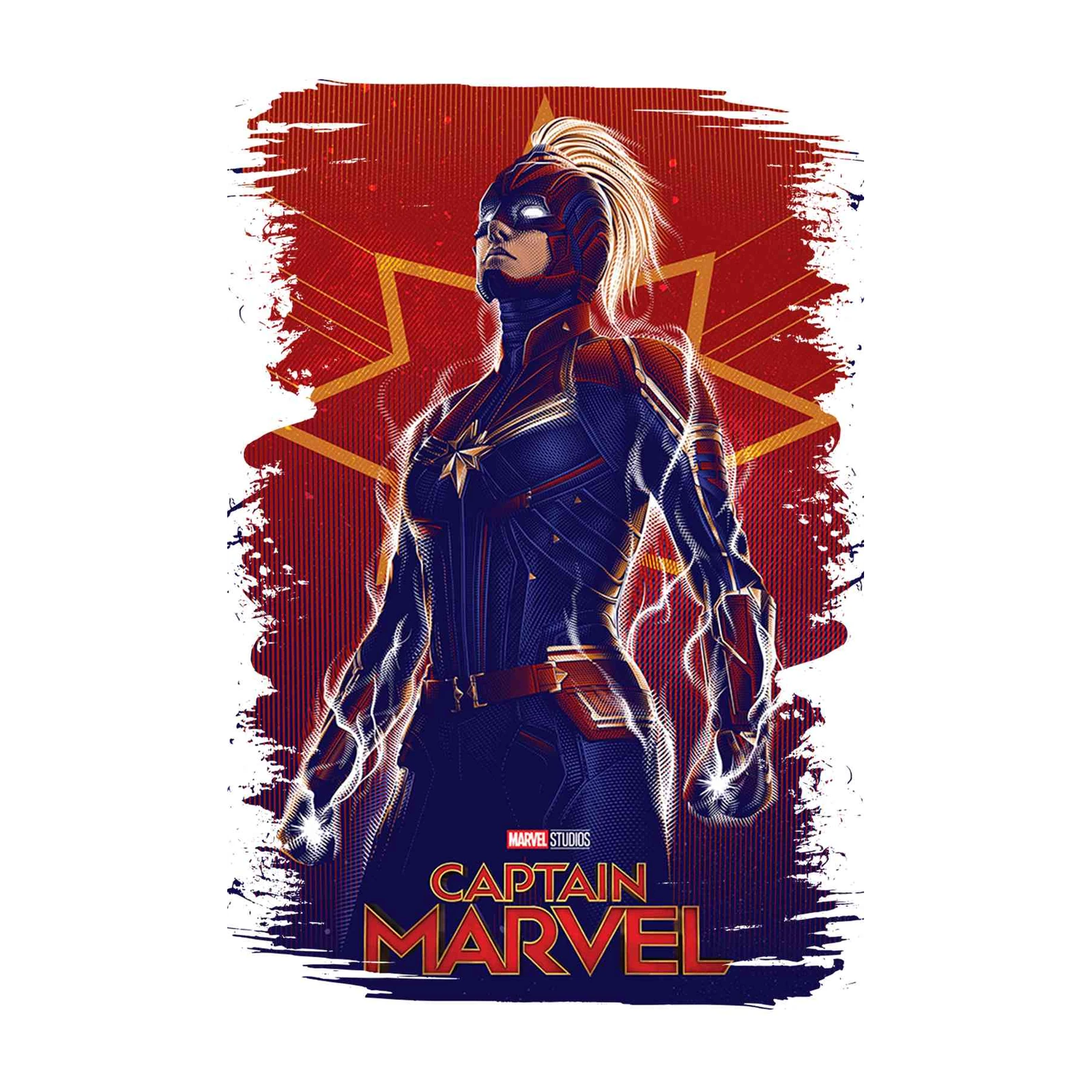 Captain Marvel Power Pose Wall Art