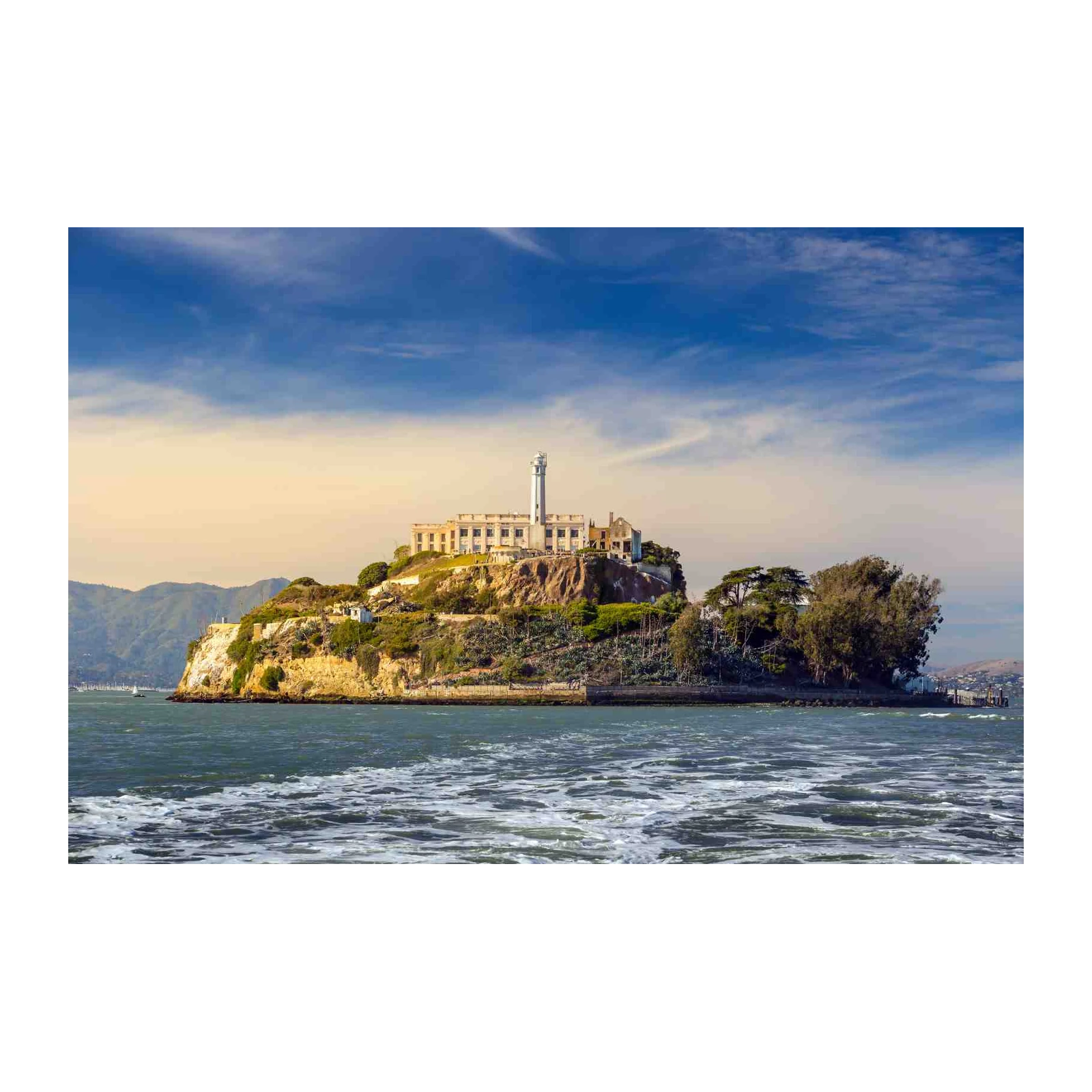 Alcatraz Island & Lighthouse Wall Art