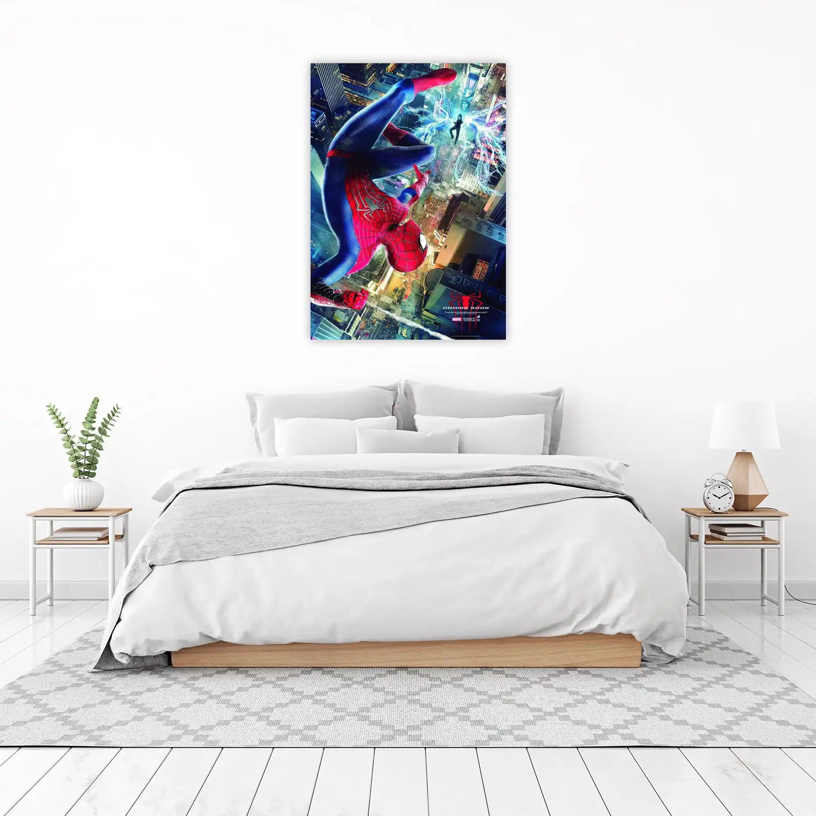Dynamic Spiderman Action Wall Art