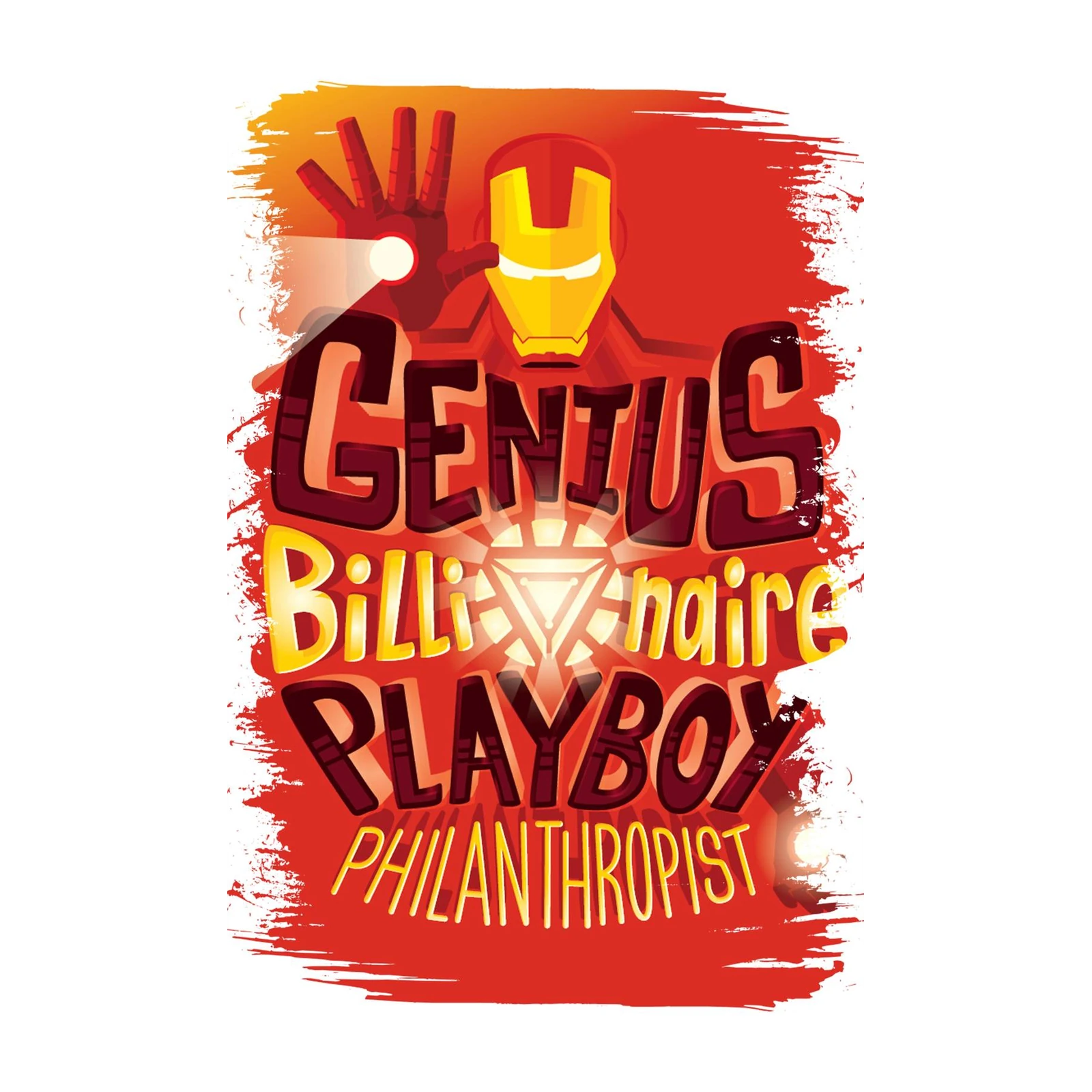 Iron Man Genius Billionaire Playboy Wall Art