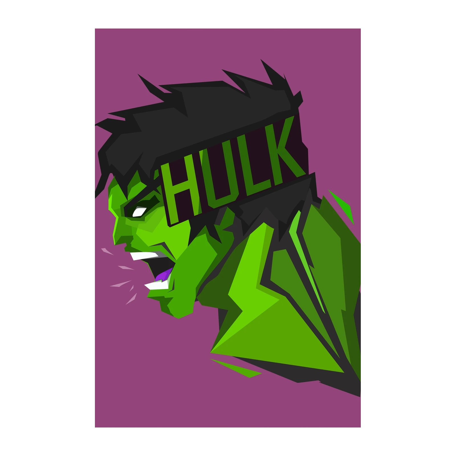 Dynamic Hulk Roar Wall Art