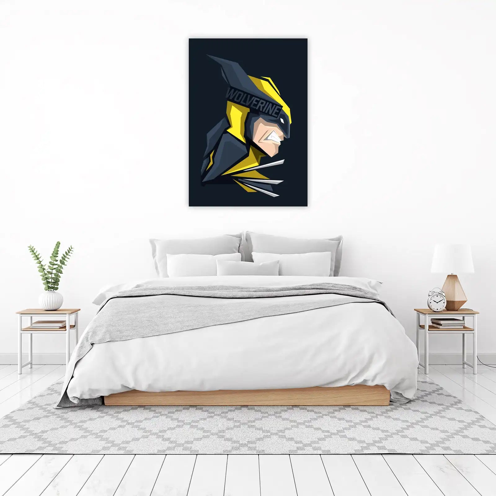 Wolverine Geometric Marvel Wall Art