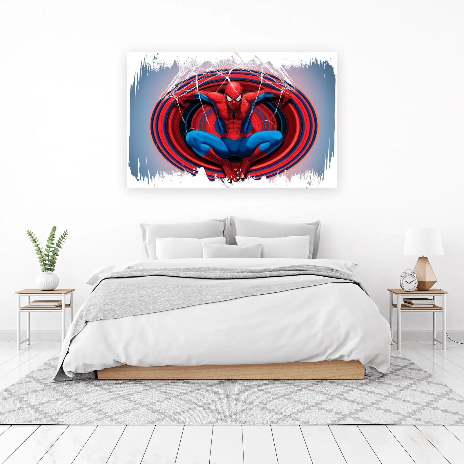 Dynamic Spidey Swoosh Wall Art