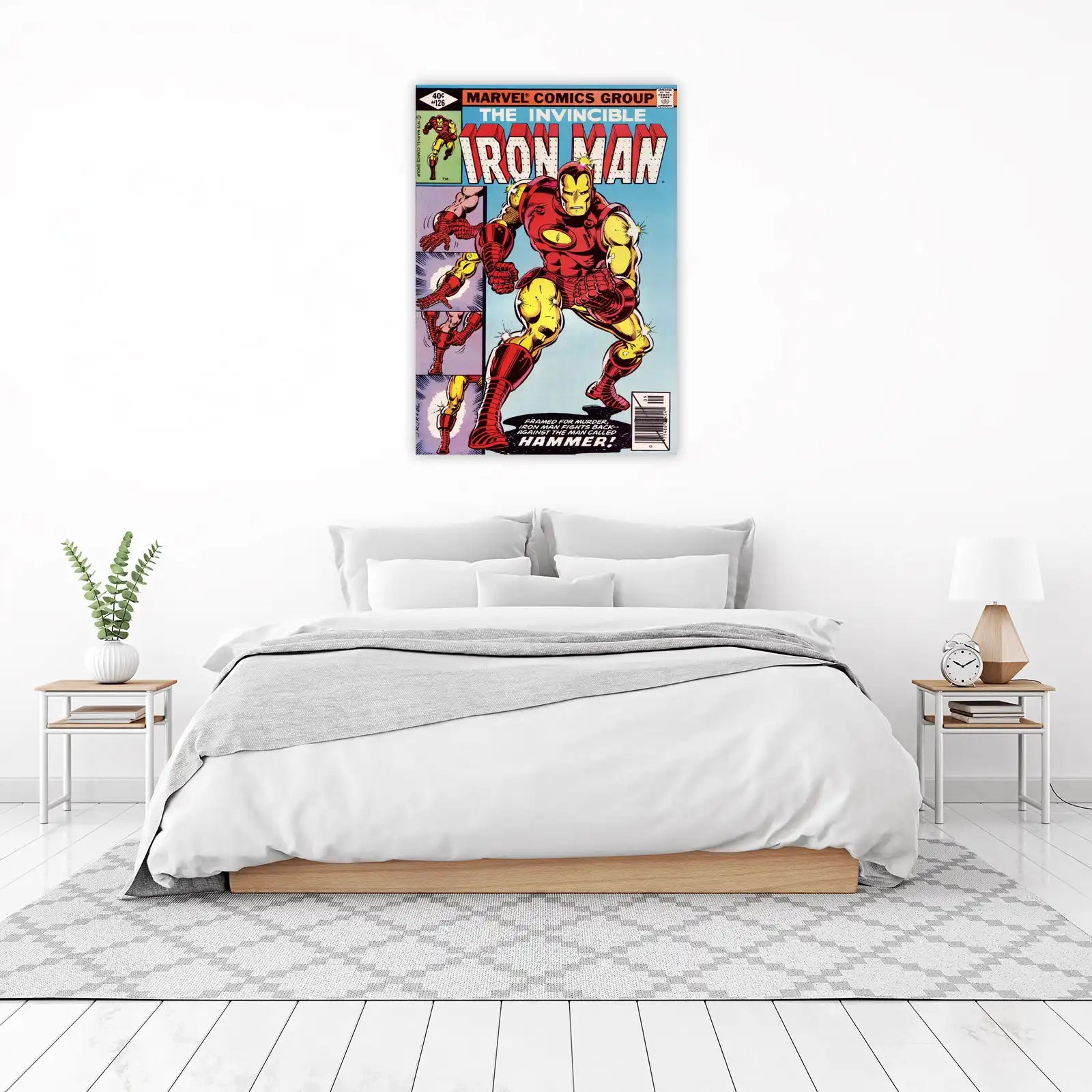 Invincible Iron Man Comic Cover Wall Art