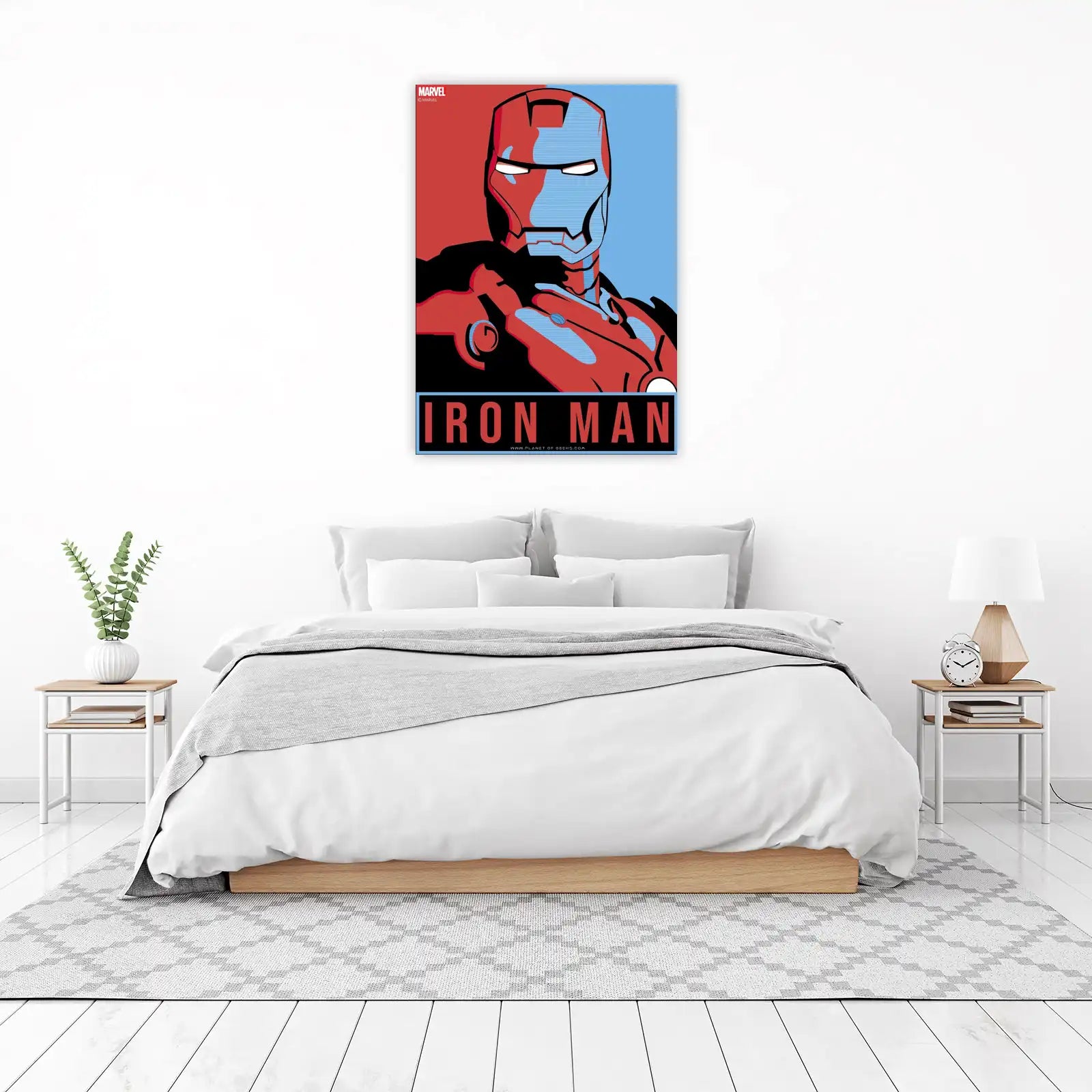 Iconic Iron Man Pop Art Wall Art