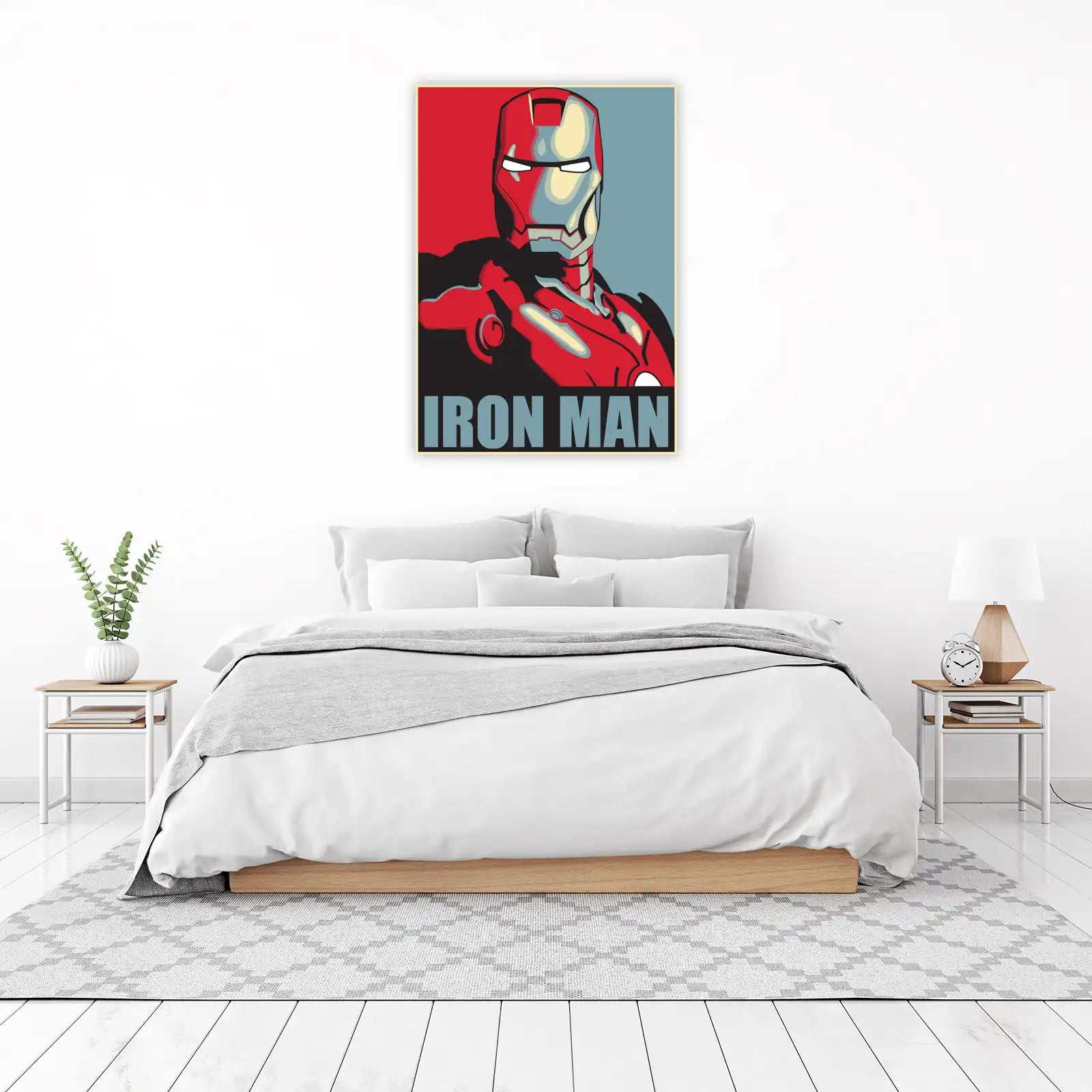 Iconic Iron Man Portrait Wall Art