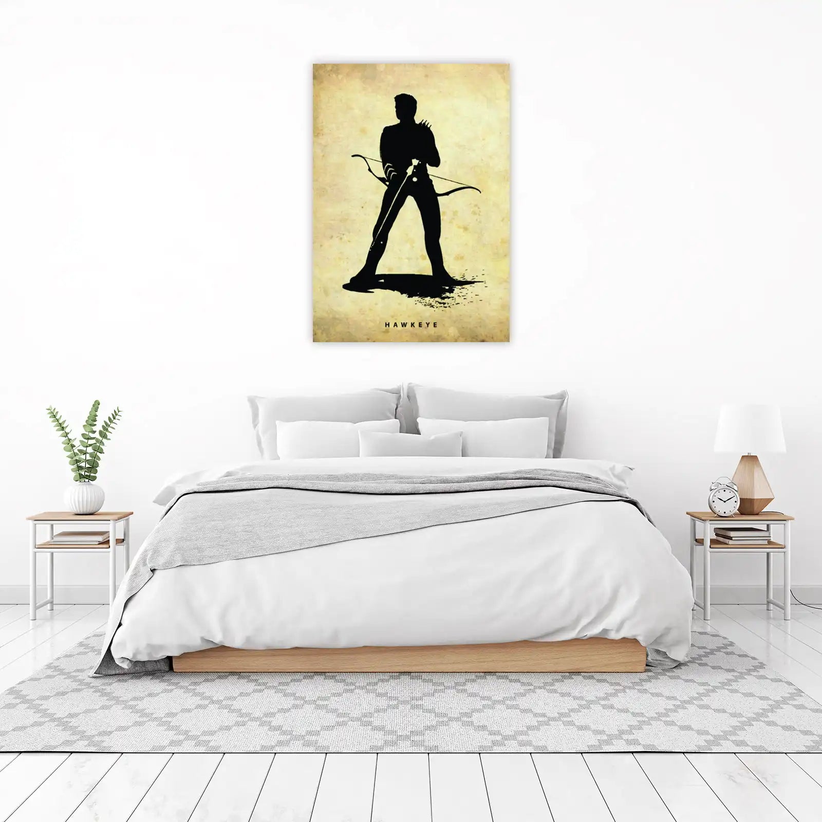 Epic Hawkeye Silhouette Wall Art
