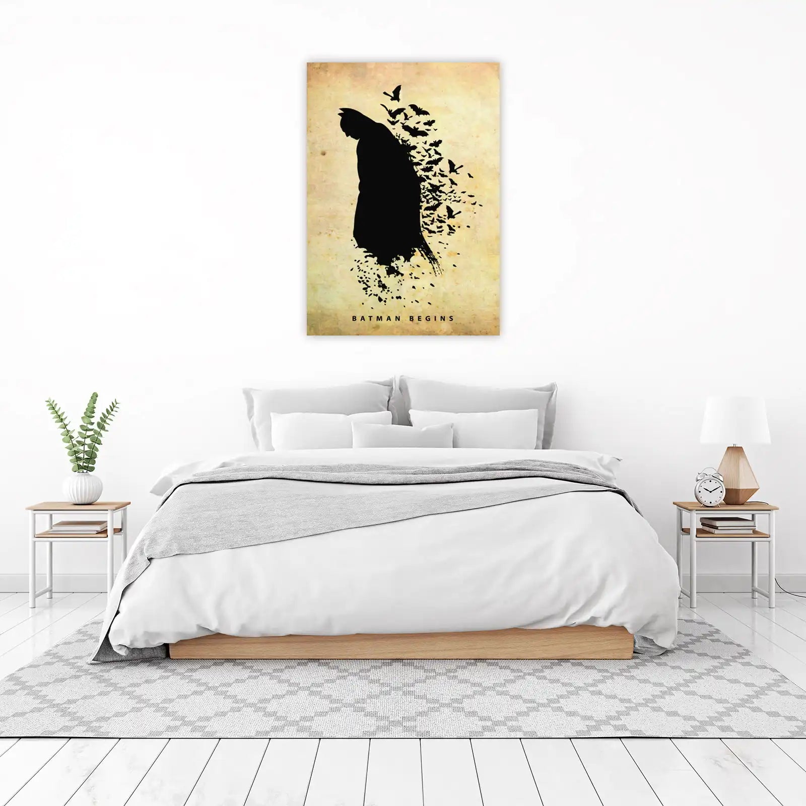 Iconic Batman Silhouette Wall Art