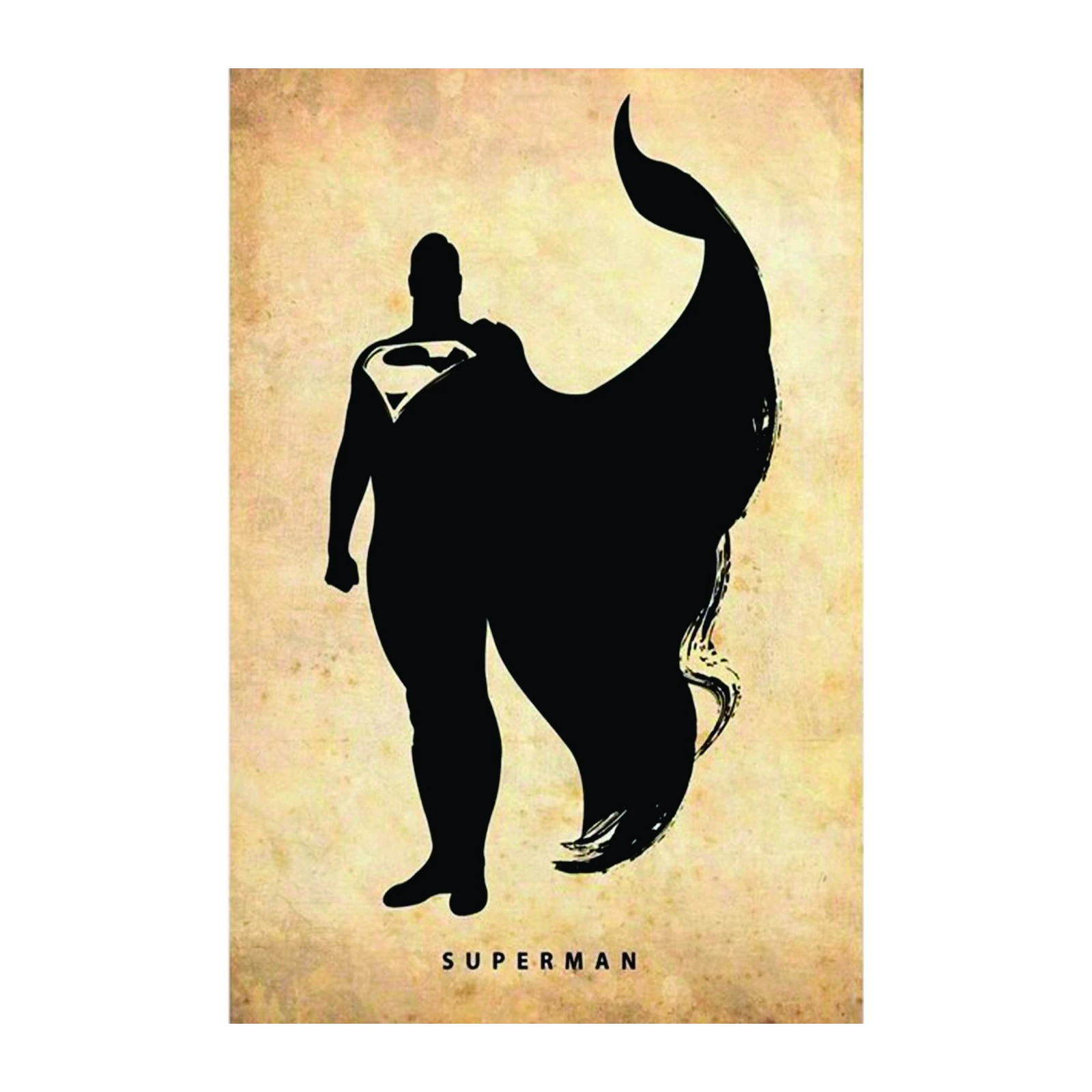 Iconic Superman Silhouette Wall Art