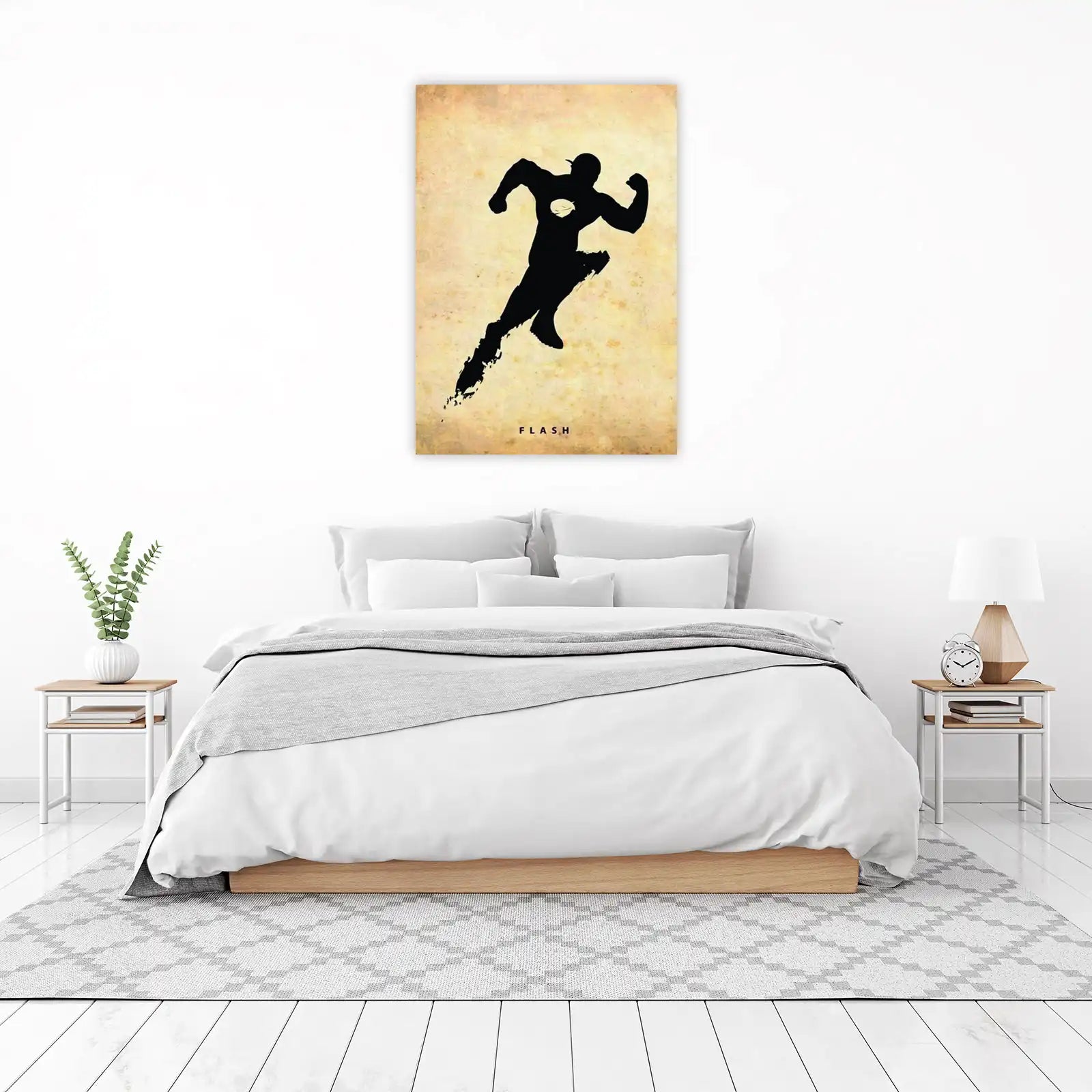 Speed Force Flash Silhouette Wall Art