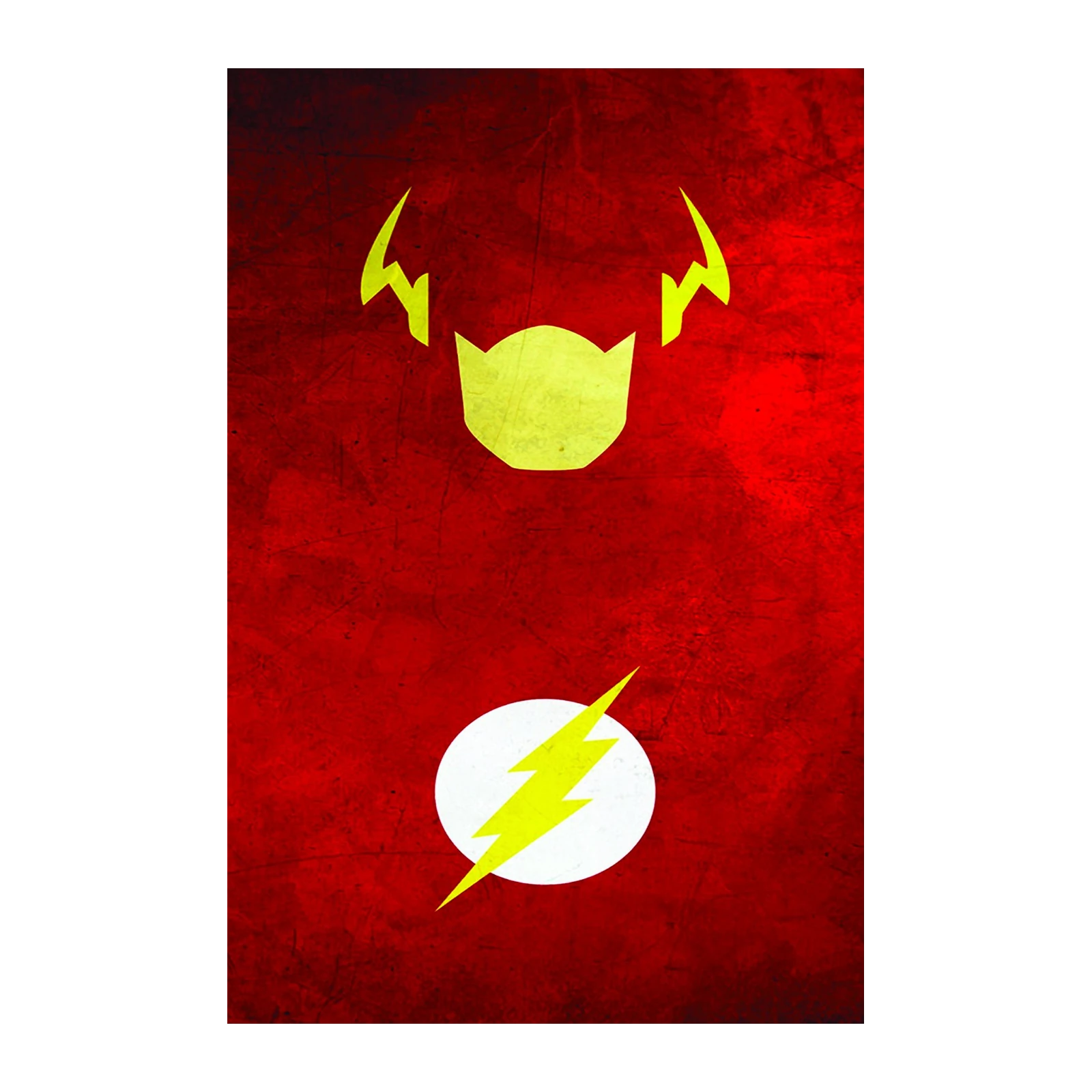 The Flash Minimalist Hero Wall Art