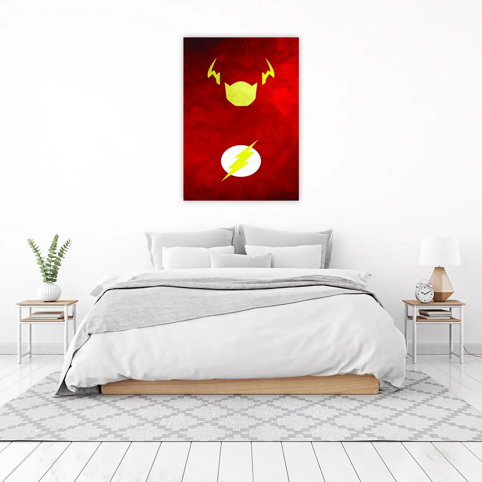The Flash Minimalist Hero Wall Art