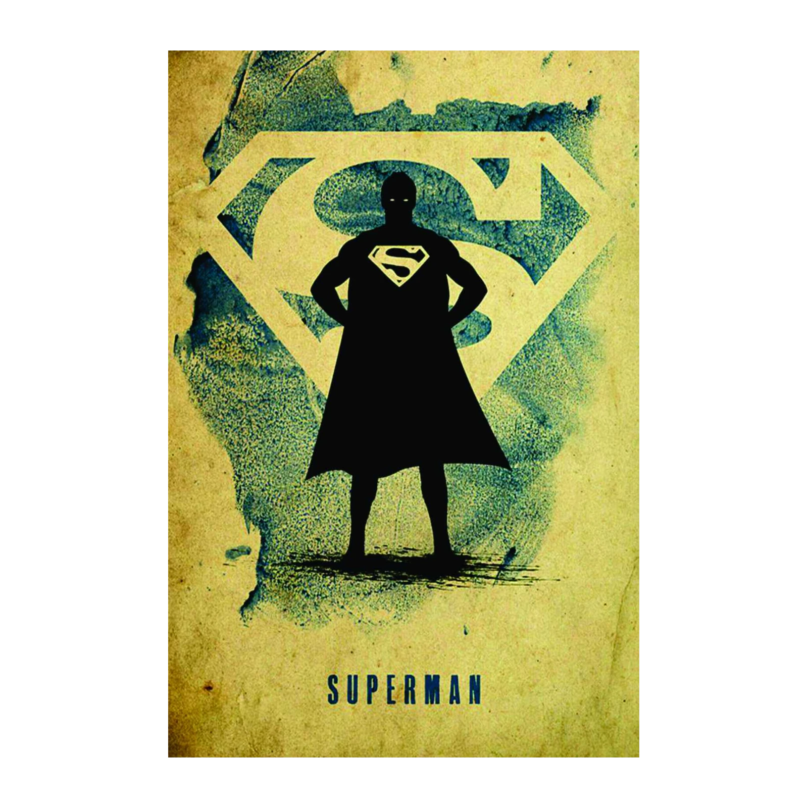 Iconic Superman Silhouette Wall Art