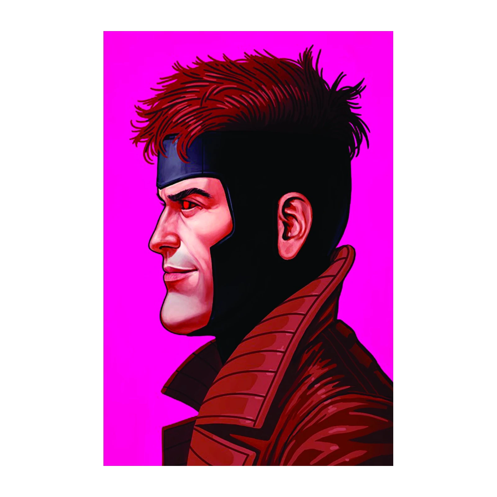 Gambit Comic Portrait Wall Art