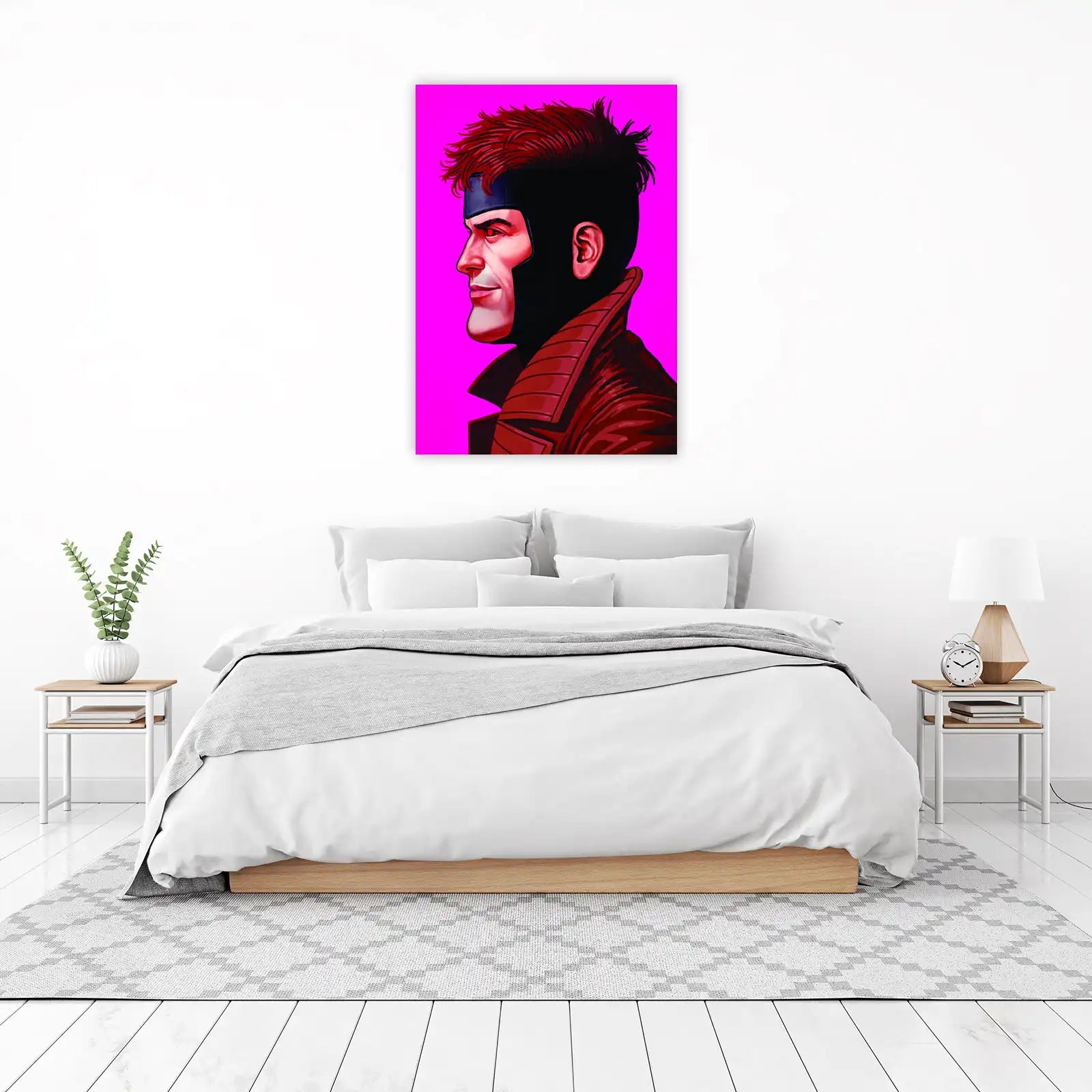 Gambit Comic Portrait Wall Art