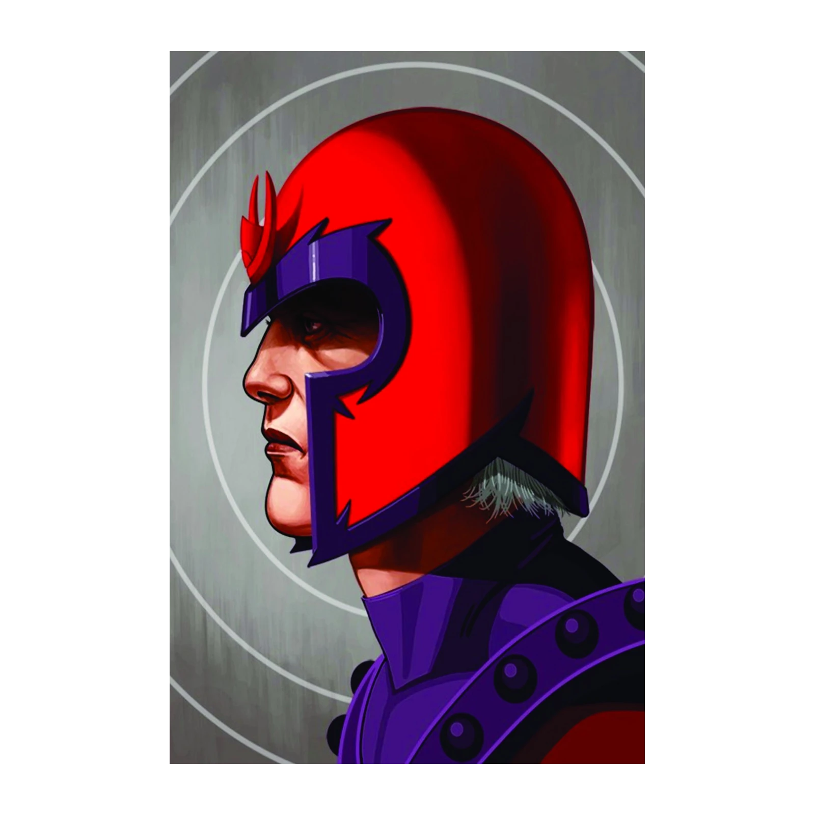 Magneto's Intense Gaze Wall Art