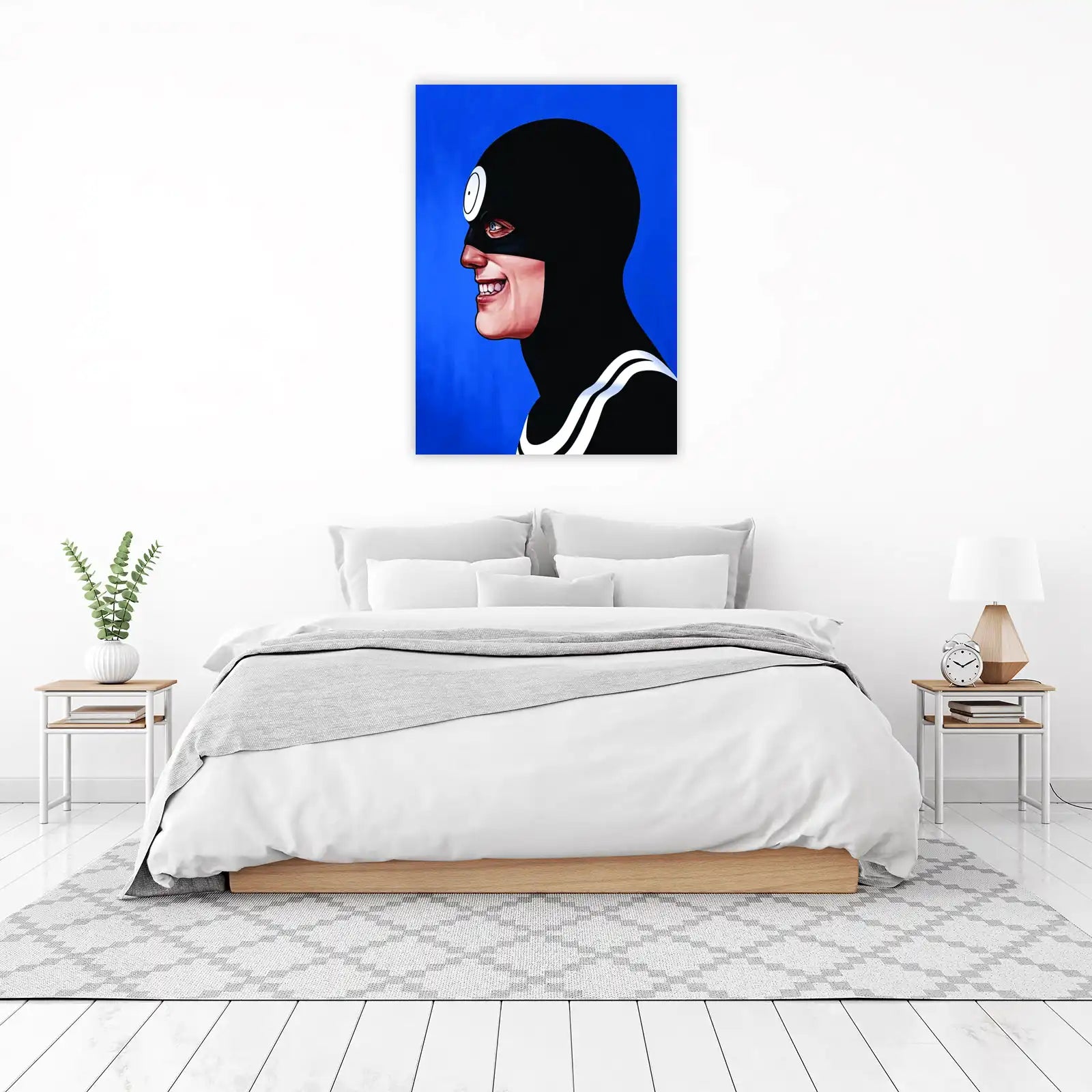 Striking Superhero Portrait Wall Art