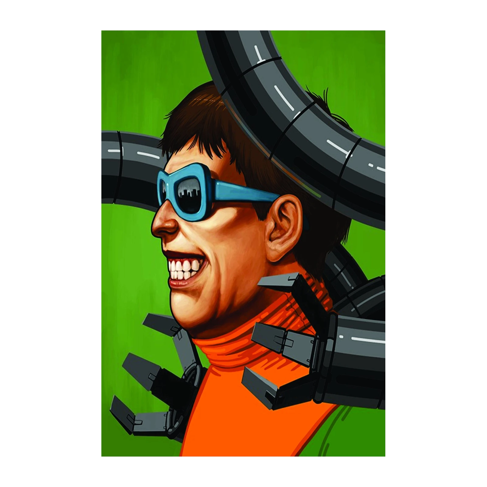 Mad Scientist Portrait Wall Art