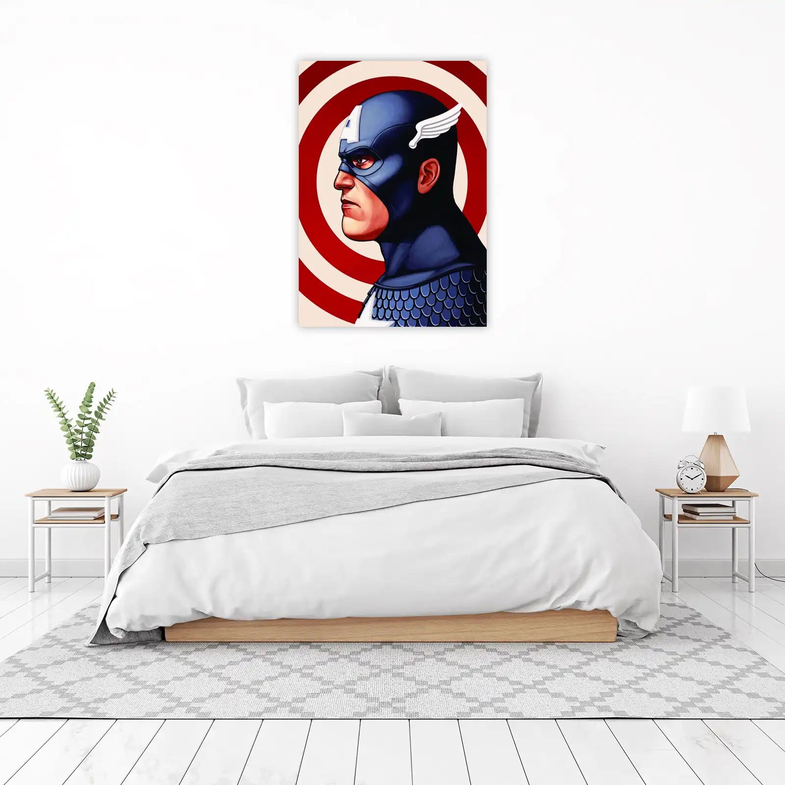 Captain America "Star-Spangled Hero" Wall Art
