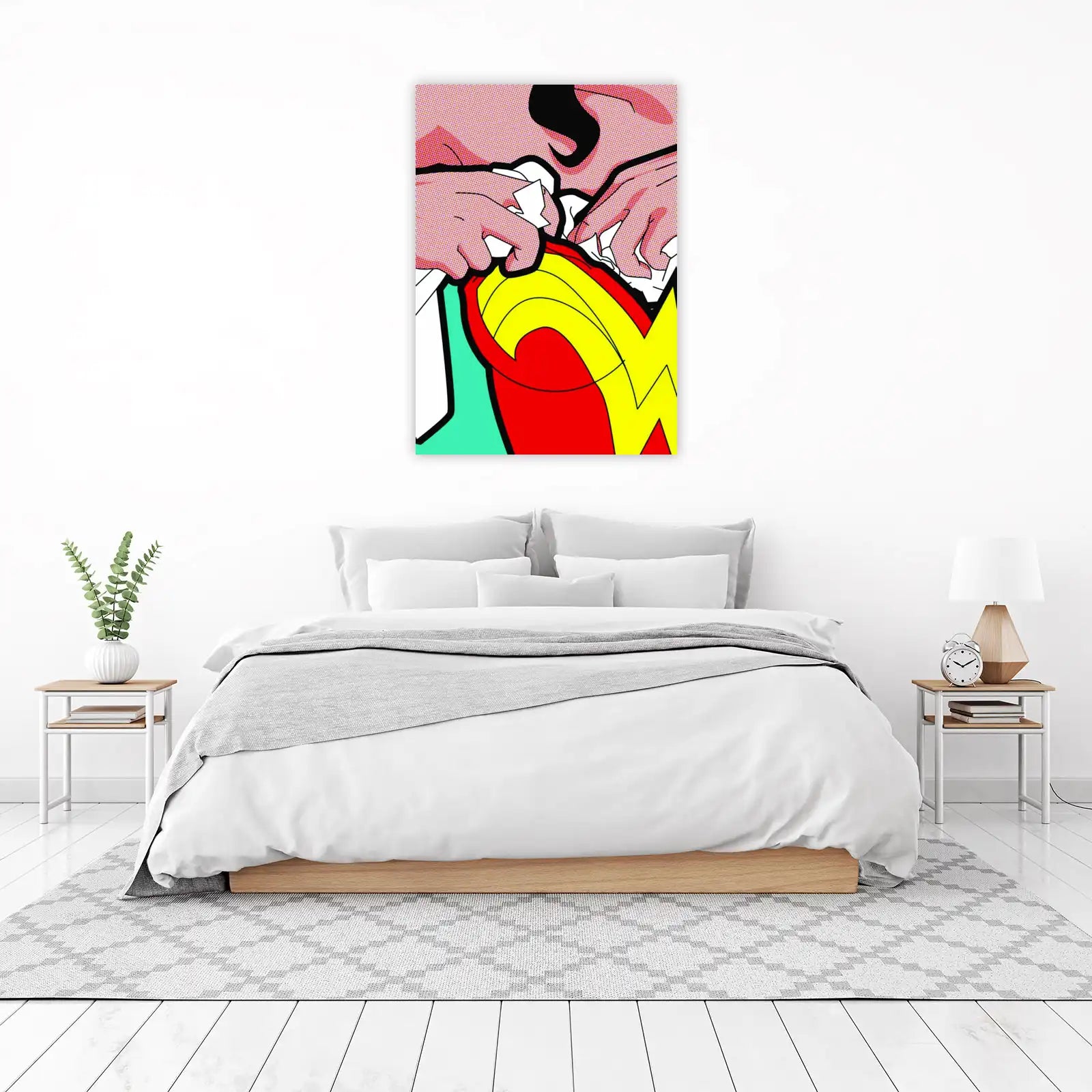 Dynamic Pop Art Hands Wall Art