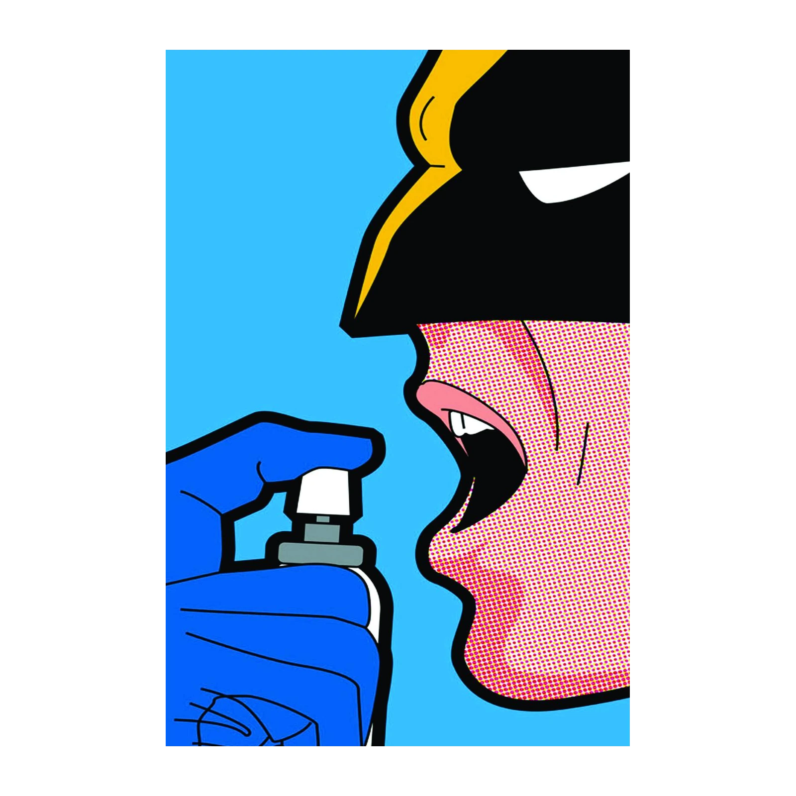 Pop Art Wolverine Spray Can Wall Art