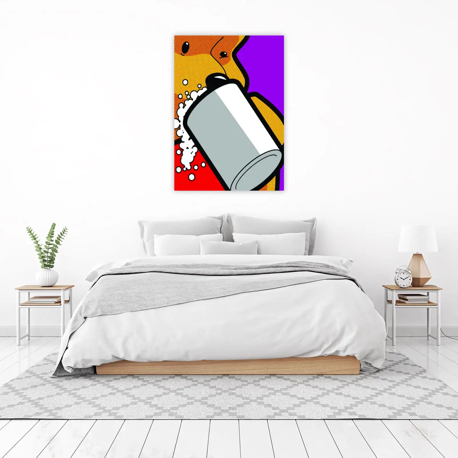 Retro Comic Dog Art Wall Art