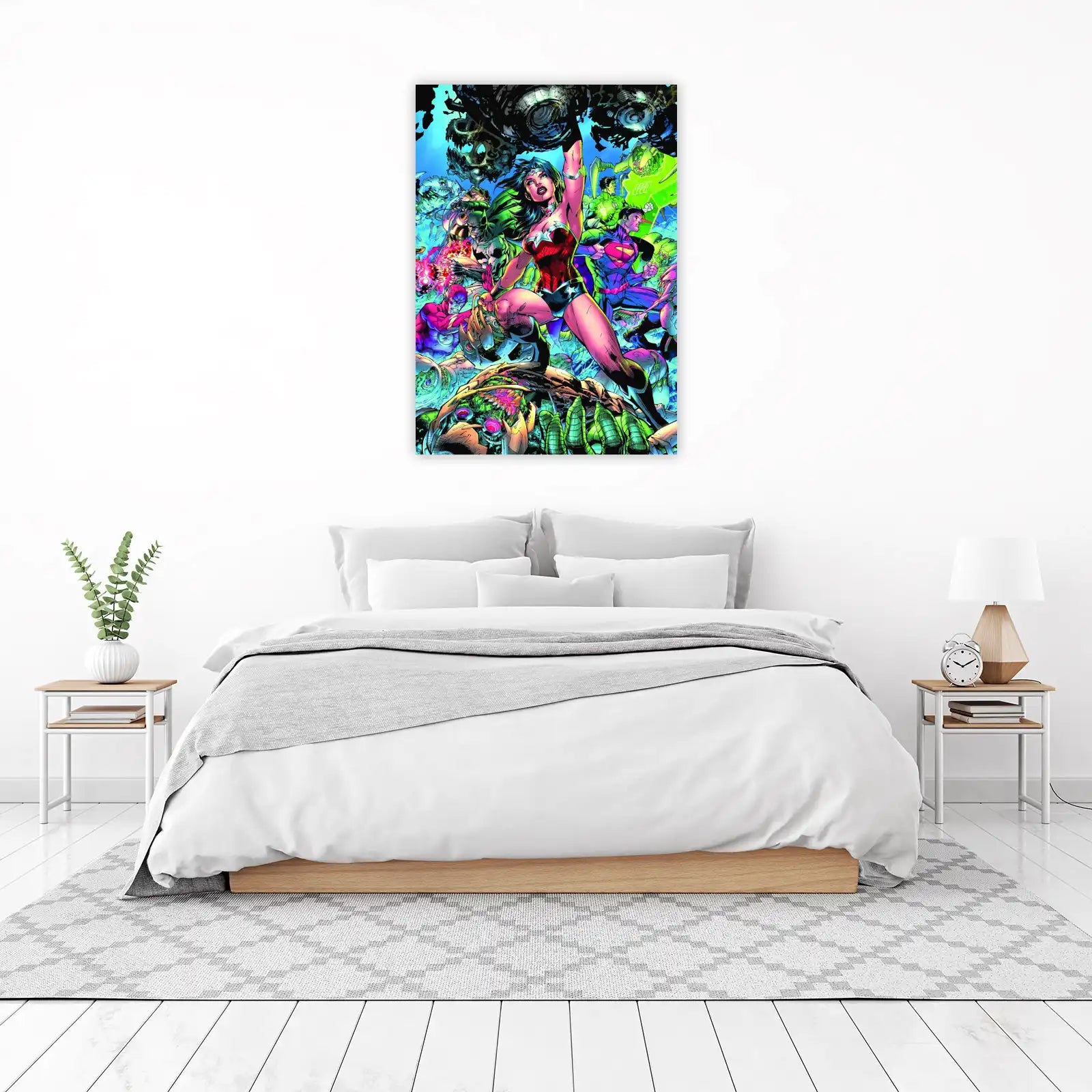 Justice League Epic Battle Wall Art
