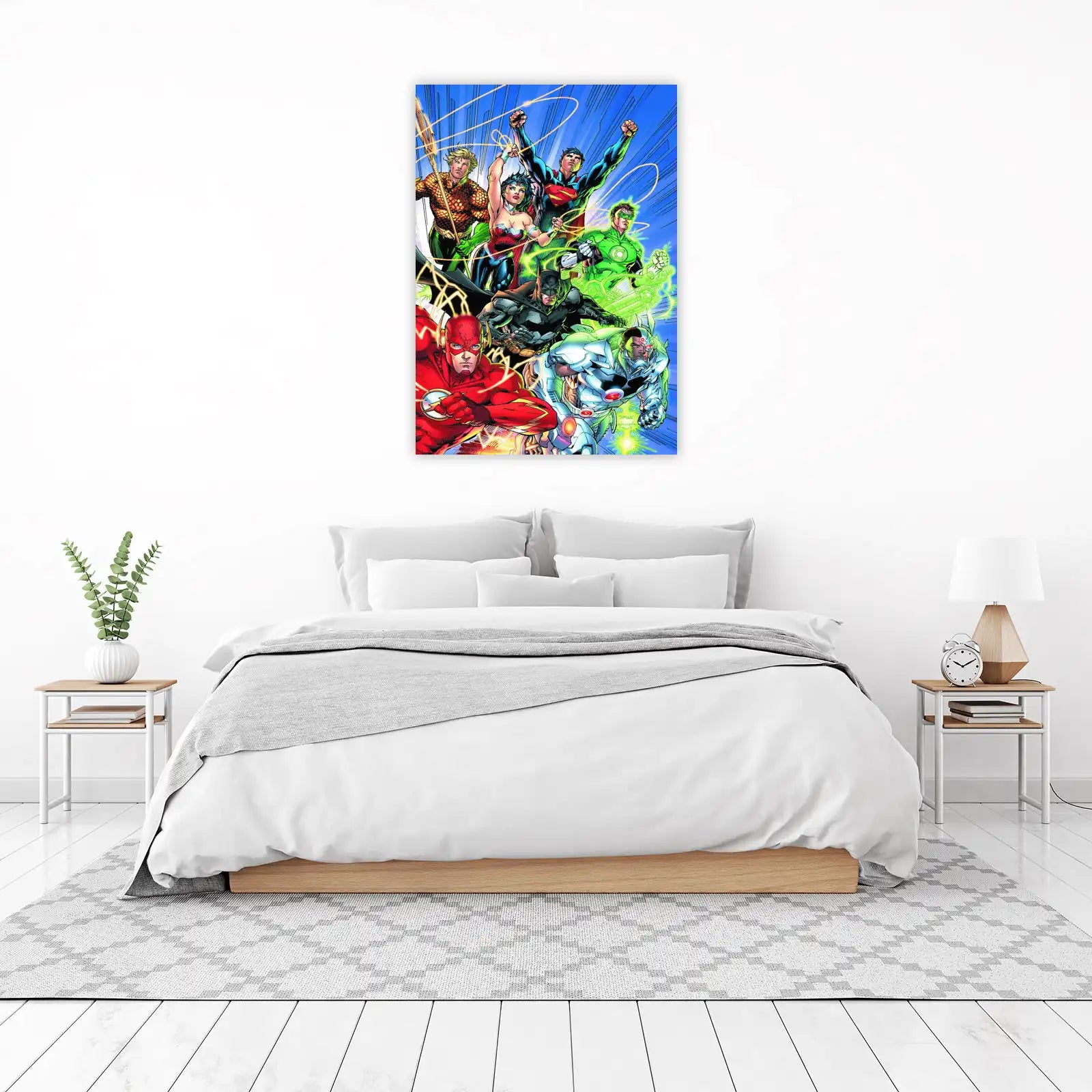 Justice League Assemble Comic Wall Art
