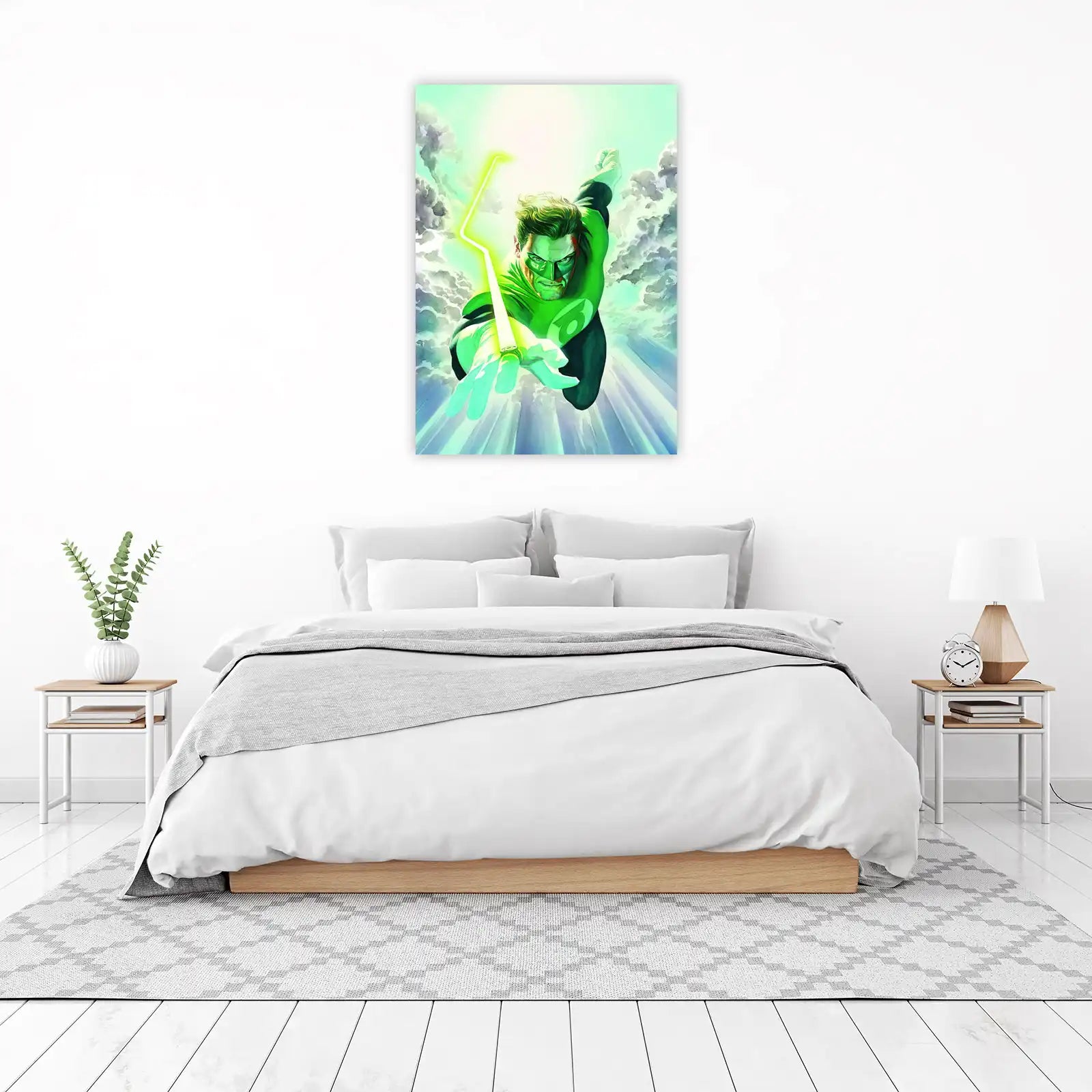 Green Lantern Action Wall Art