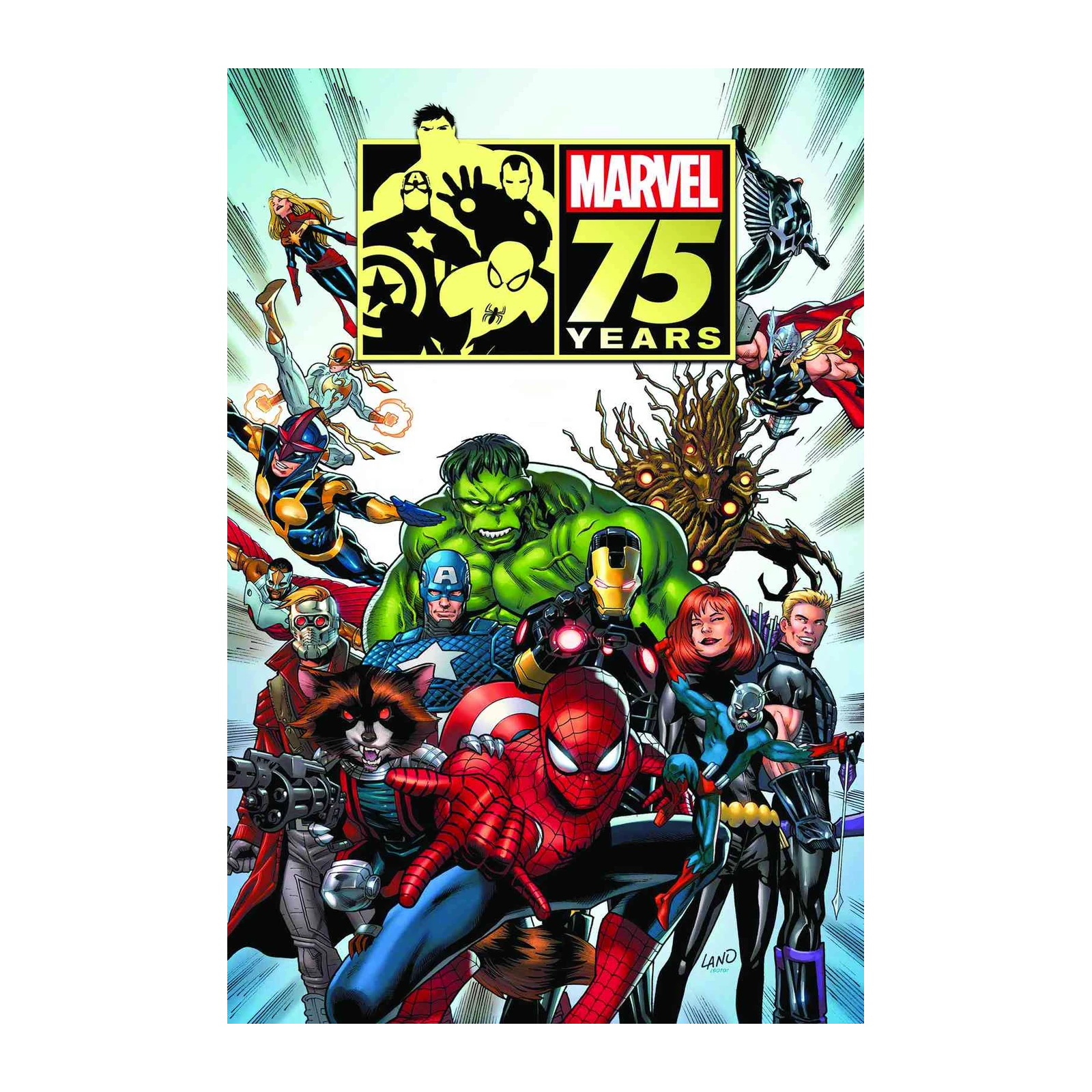 Epic Marvel 75 Years Anniversary Wall Art