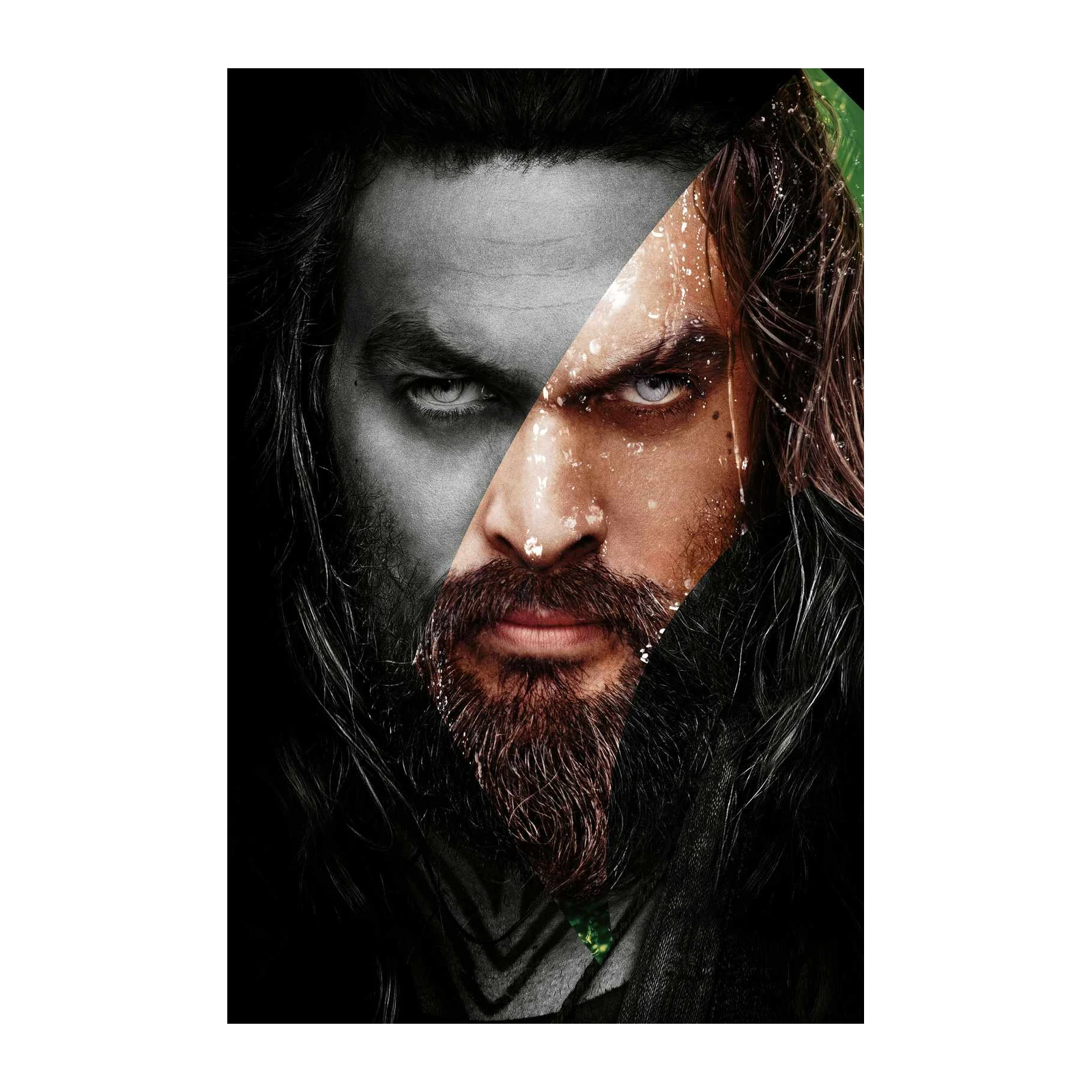 Aquaman Dual Tone Portrait Wall Art
