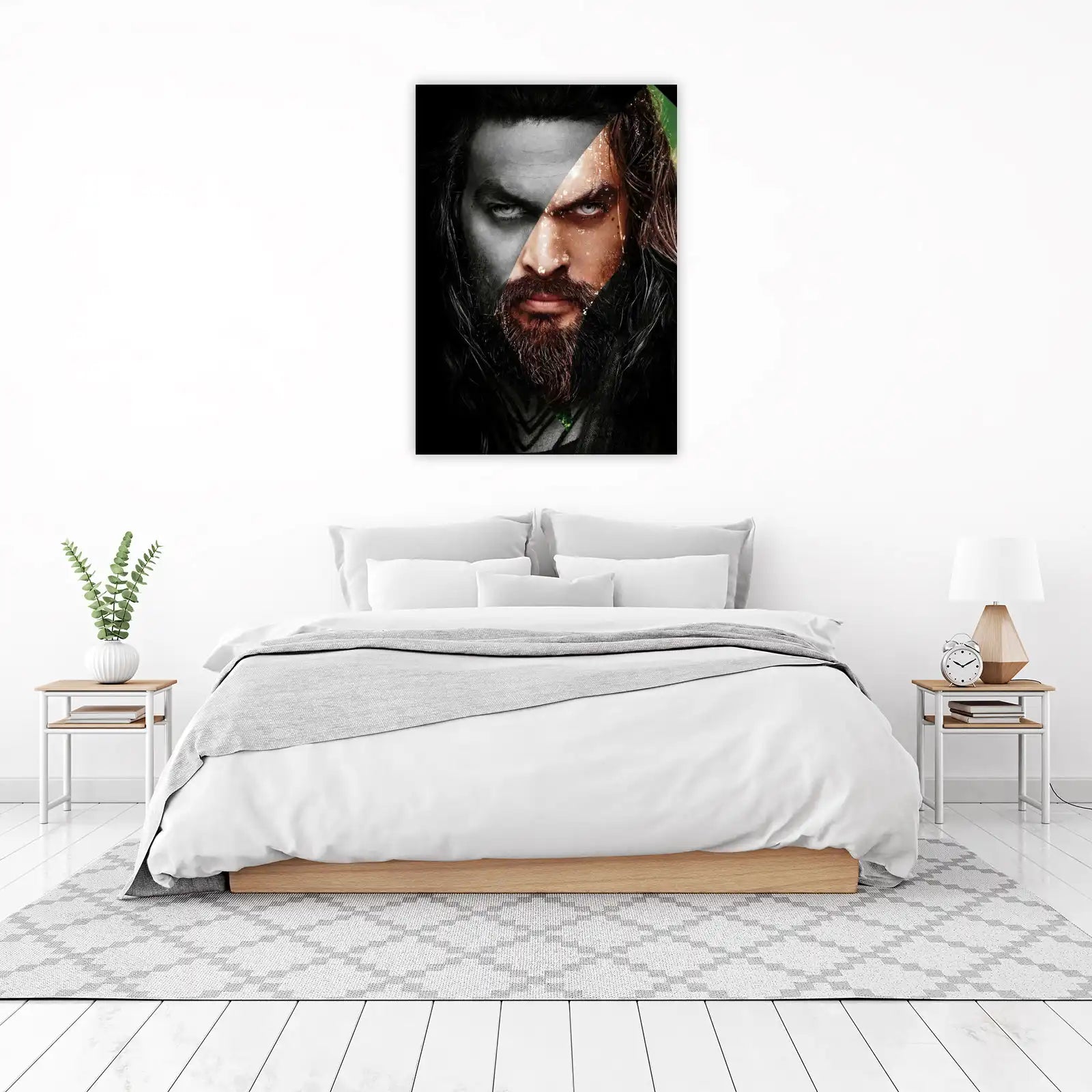 Aquaman Dual Tone Portrait Wall Art