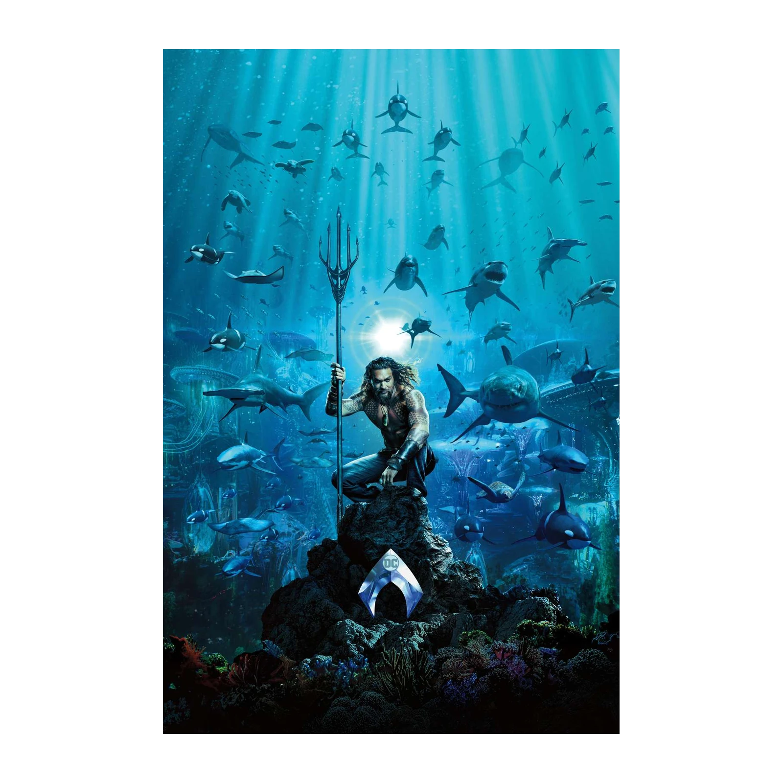 Aquaman Majestic Ocean Scene Wall Art