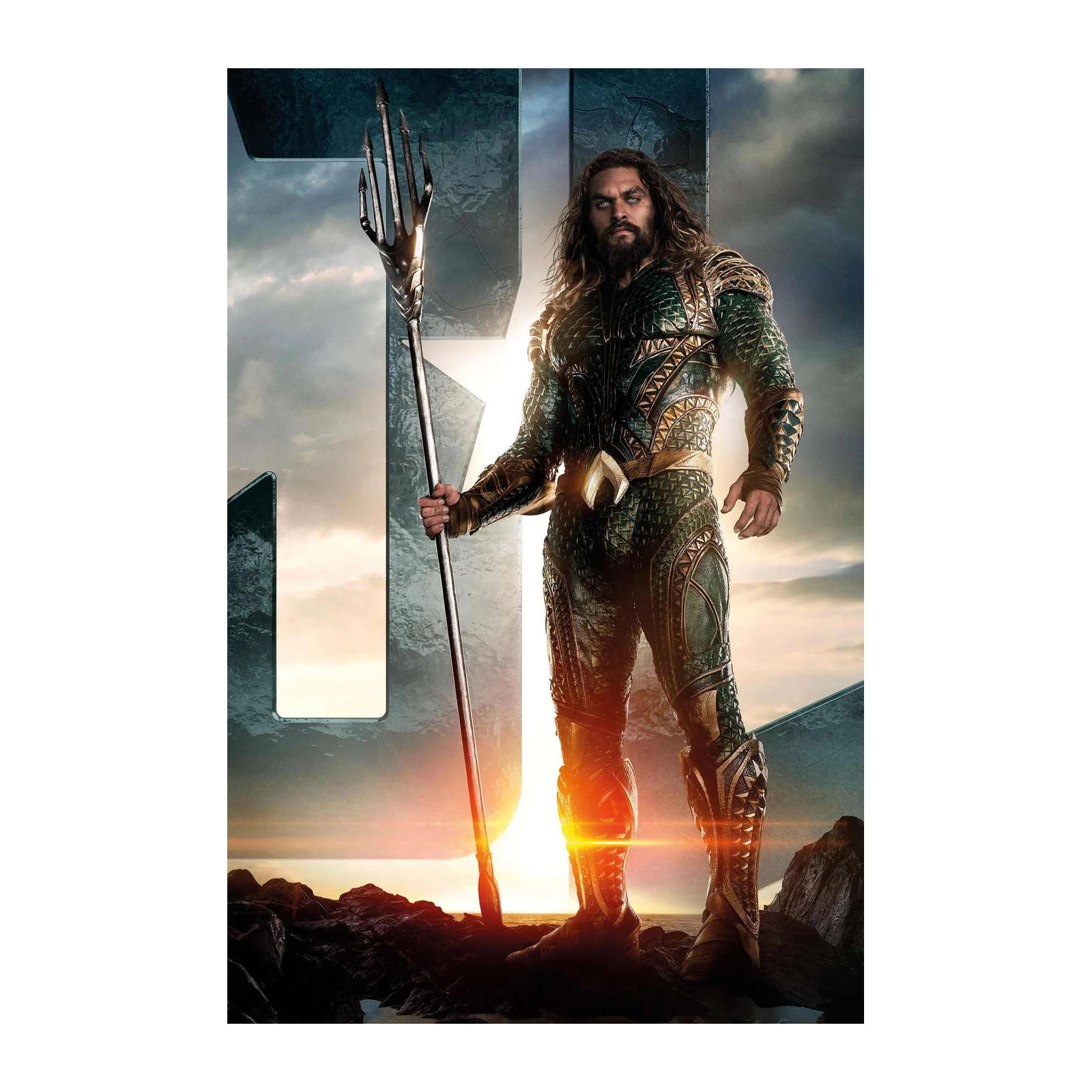 Aquaman Superhero Pose Artwork Wall Art