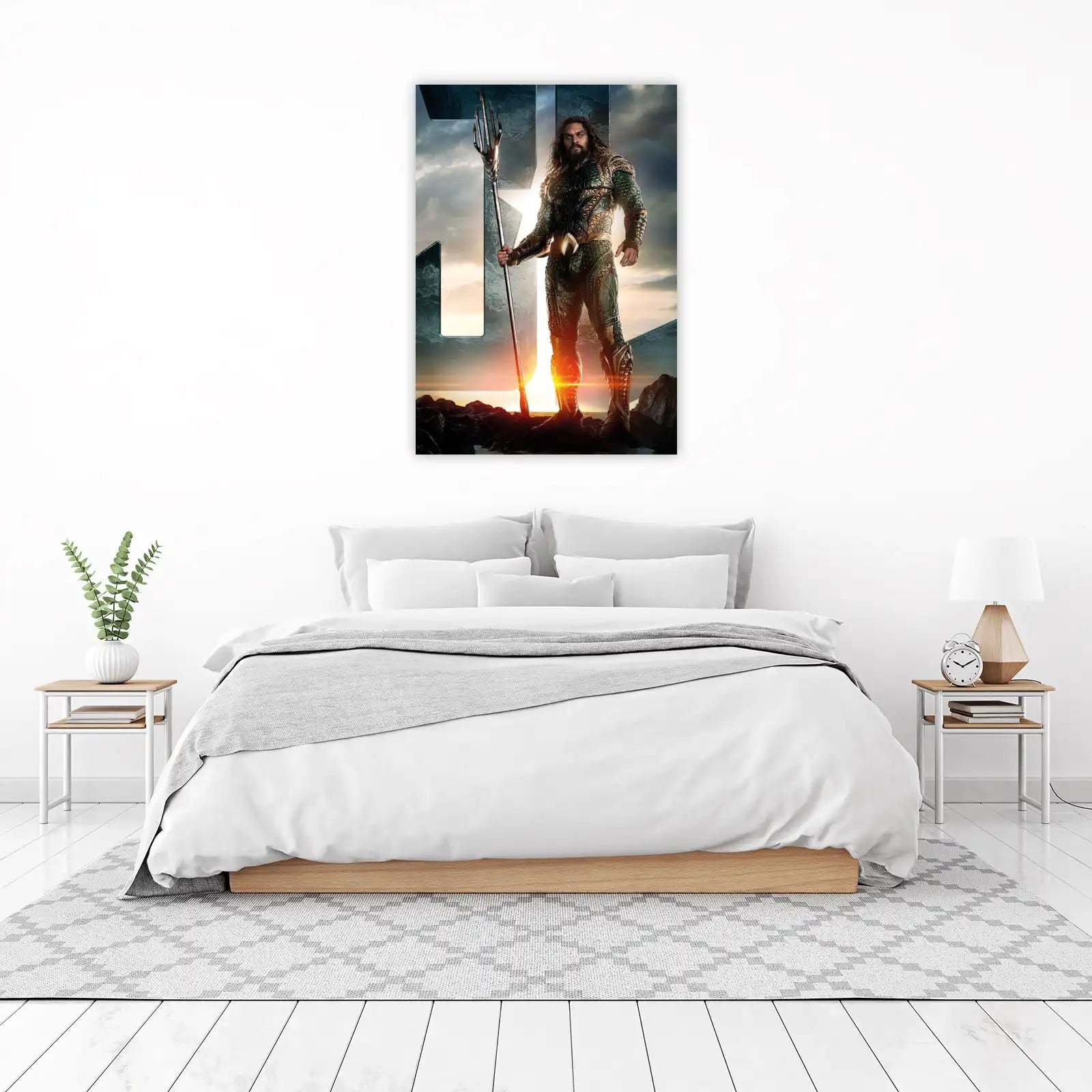 Aquaman Superhero Pose Artwork Wall Art