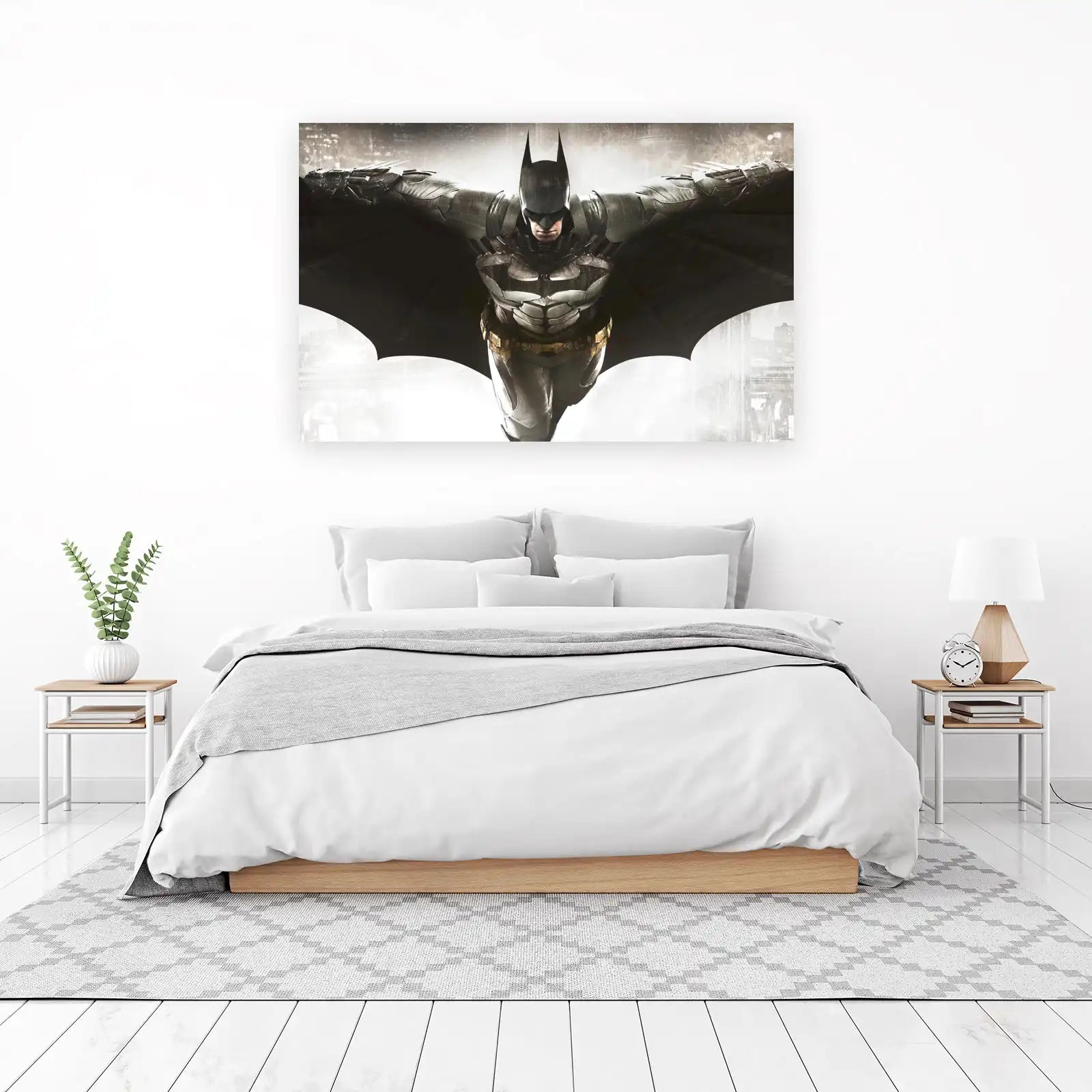 Dark Knight Dynamic Pose Wall Art