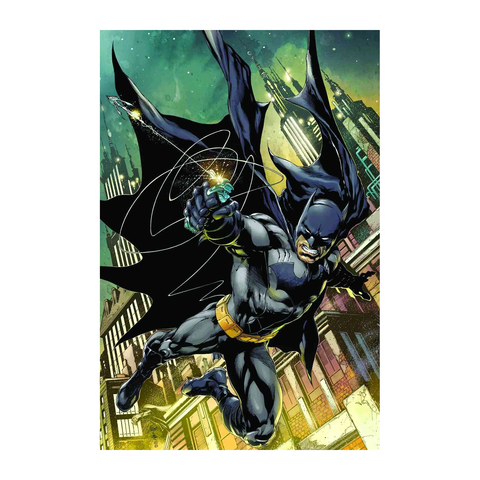 Dynamic Batman Action Wall Art
