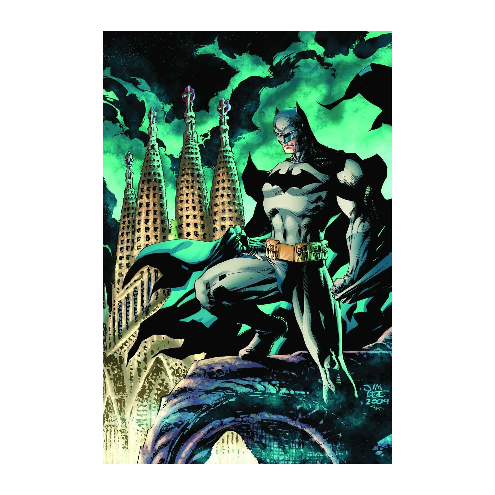 Batman Gothic Architecture Wall Art