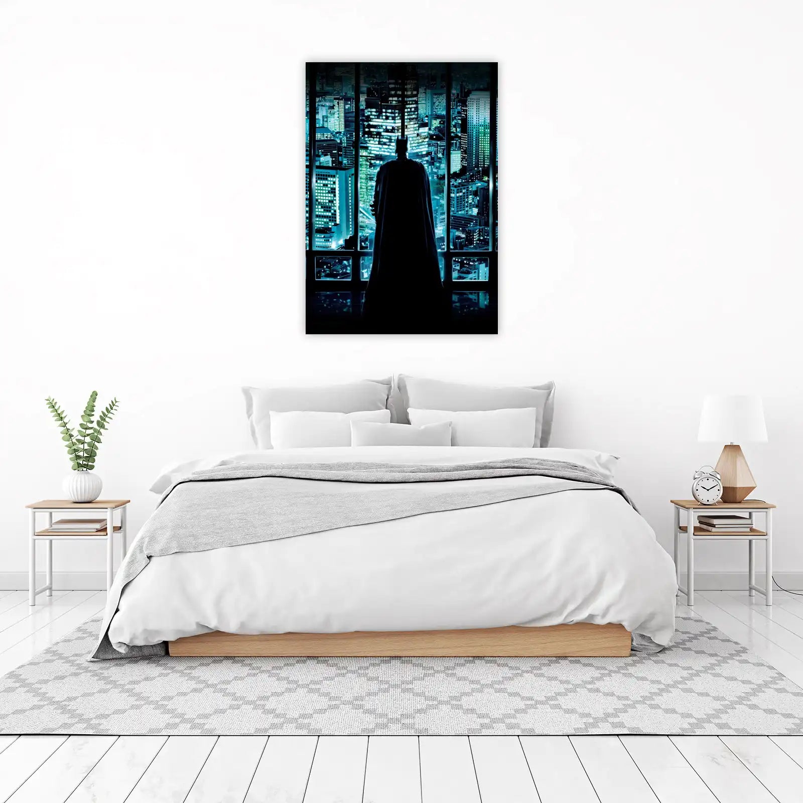 Iconic Batman City View Wall Art