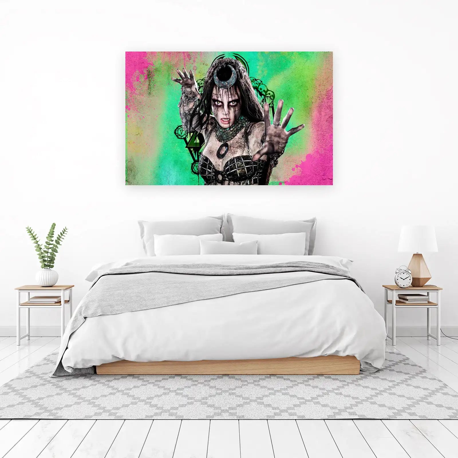 Enchantress Skull Splash Wall Art