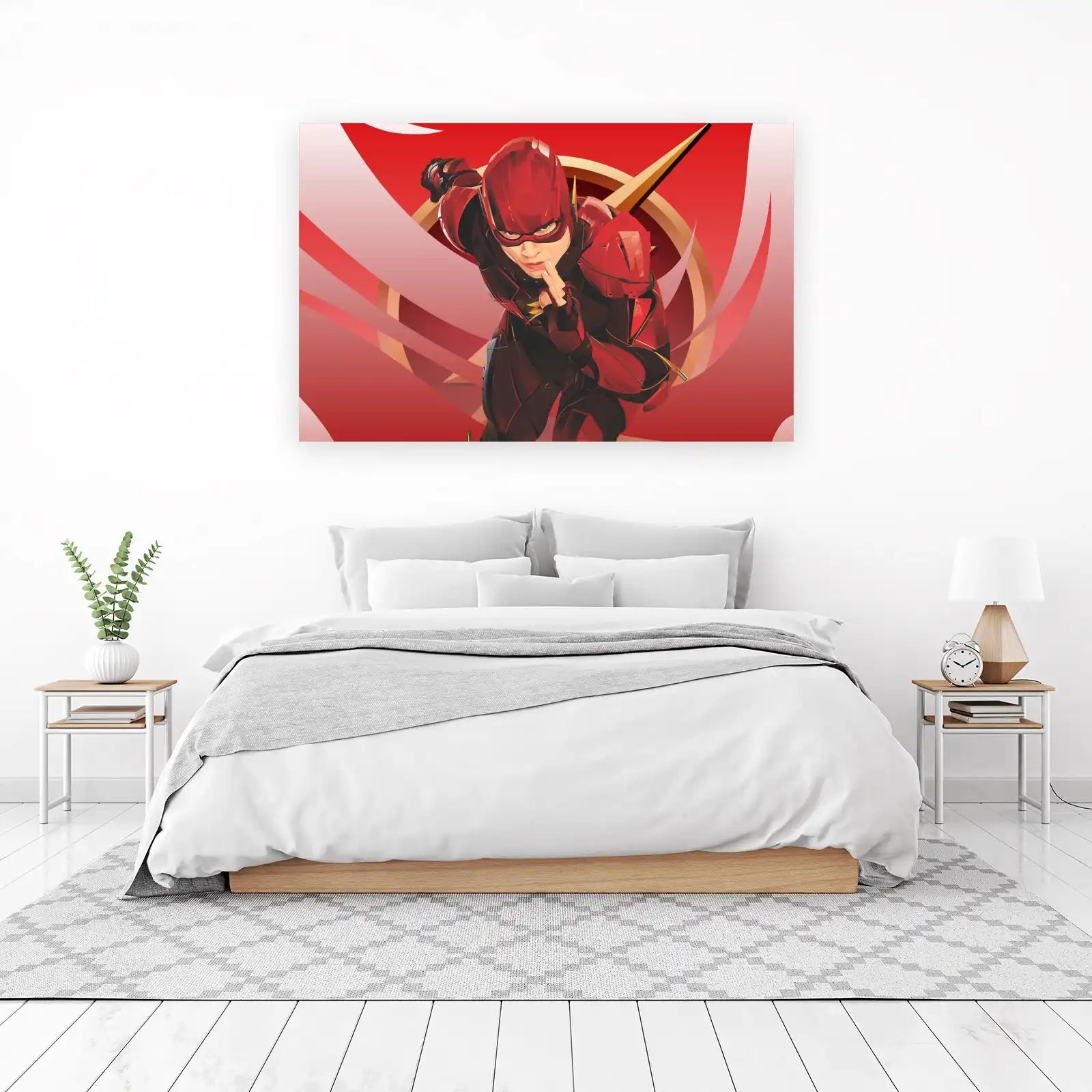 Dynamic Flash Hero Portrait Wall Art