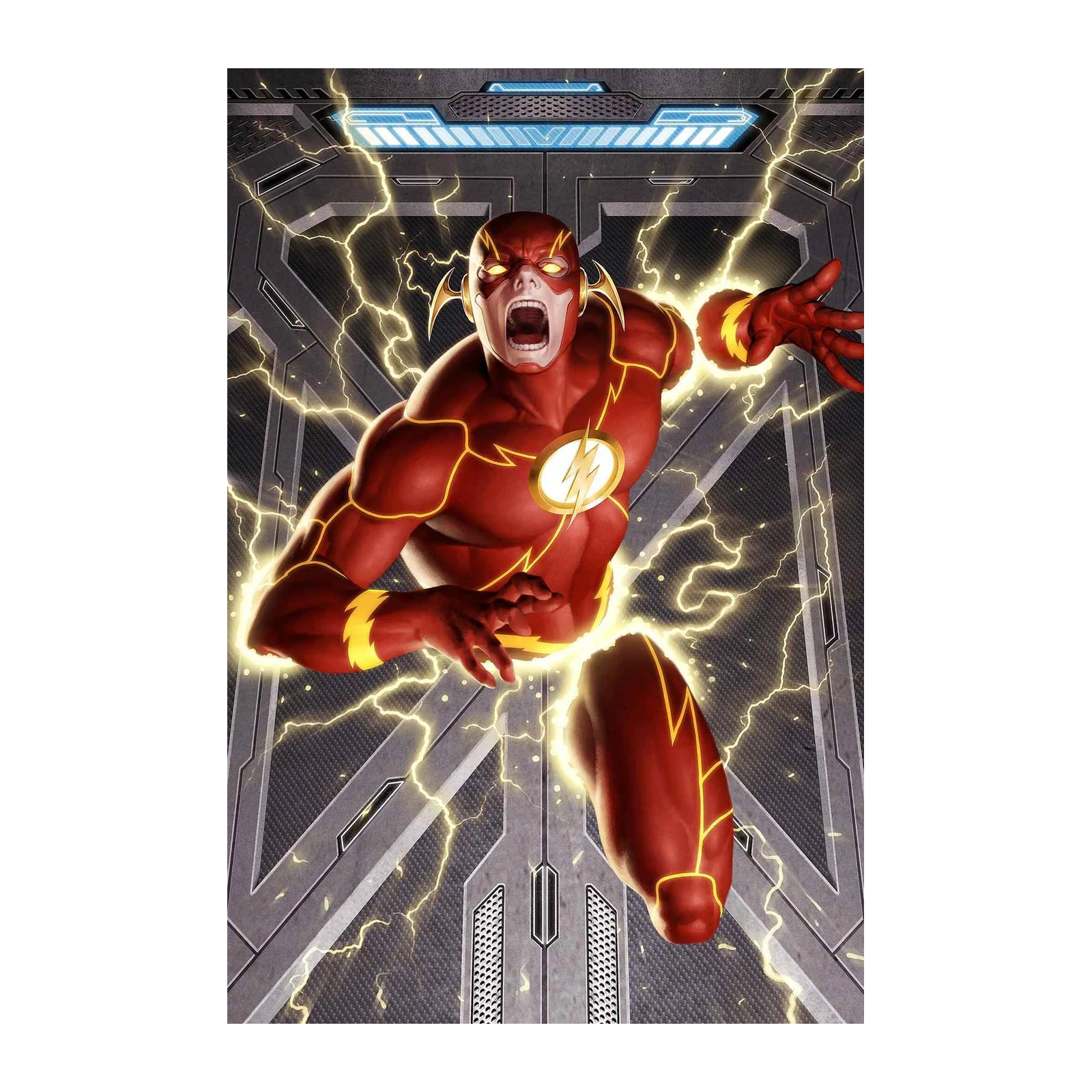 The Flash Speed Force Burst Wall Art
