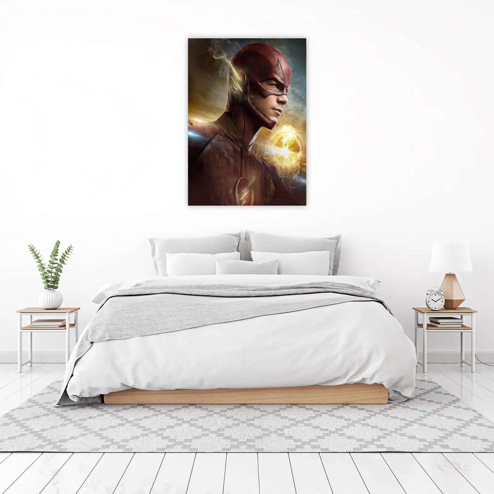 The Flash Heroic Pose Wall Art