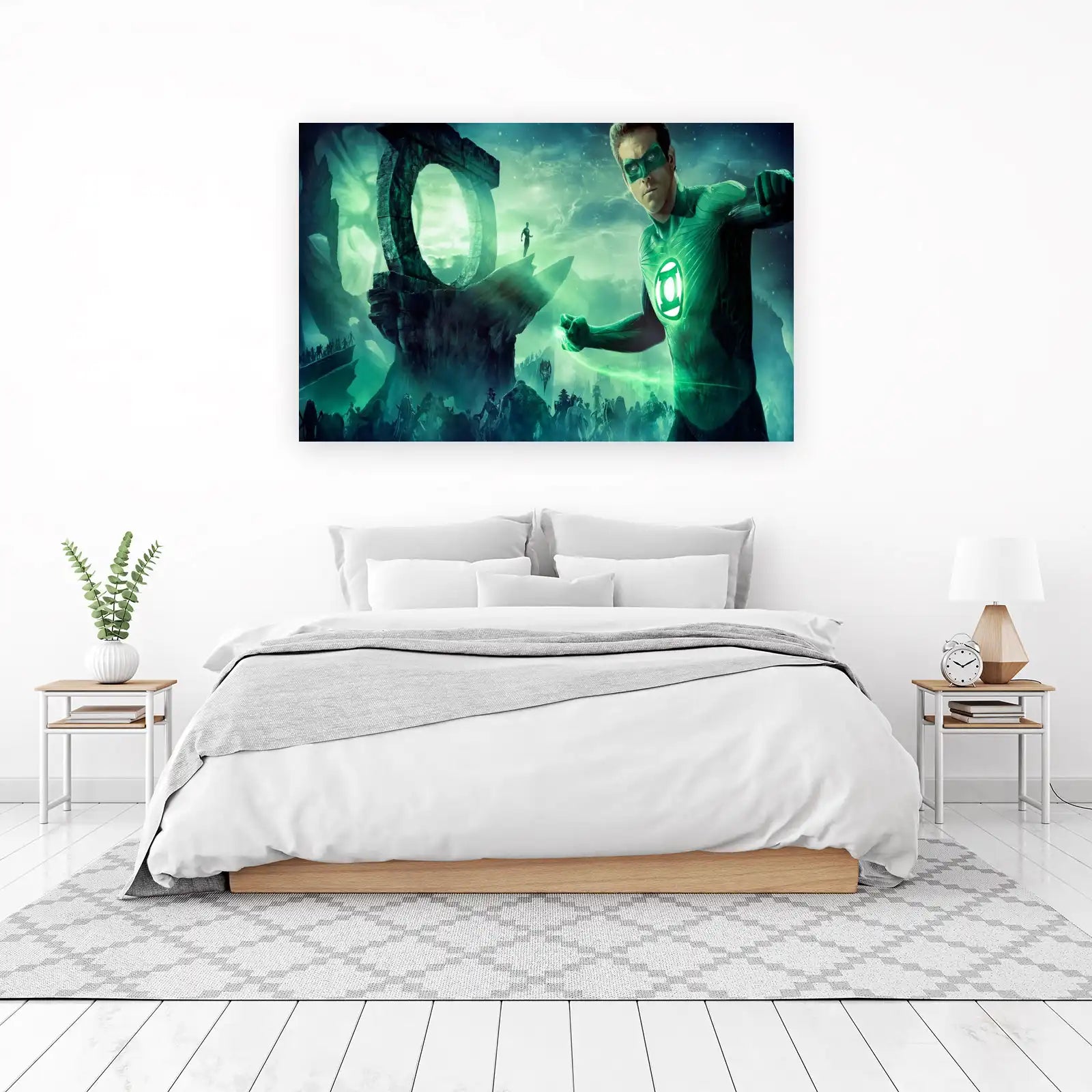 Green Lantern Epic Sci-Fi Action Wall Art