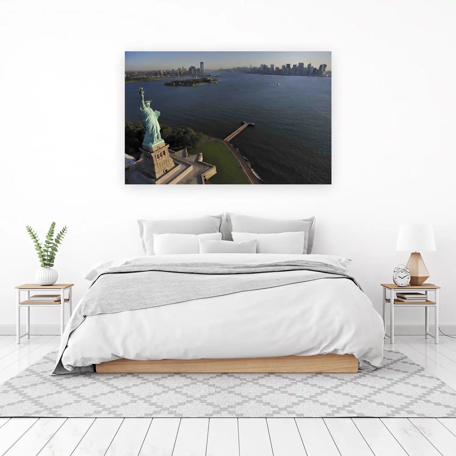 Statue of Liberty NYC Skyline Wall Art